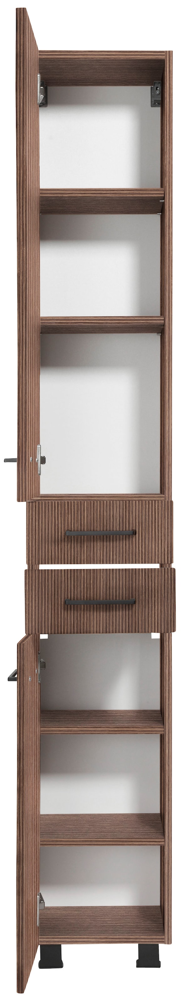 welltime Hochschrank »Trento, verschiedene Ausführungen und Farben«, Badmöbel, Seitenschrank Breite 30 cm, viel Stauraum, Made in Germany