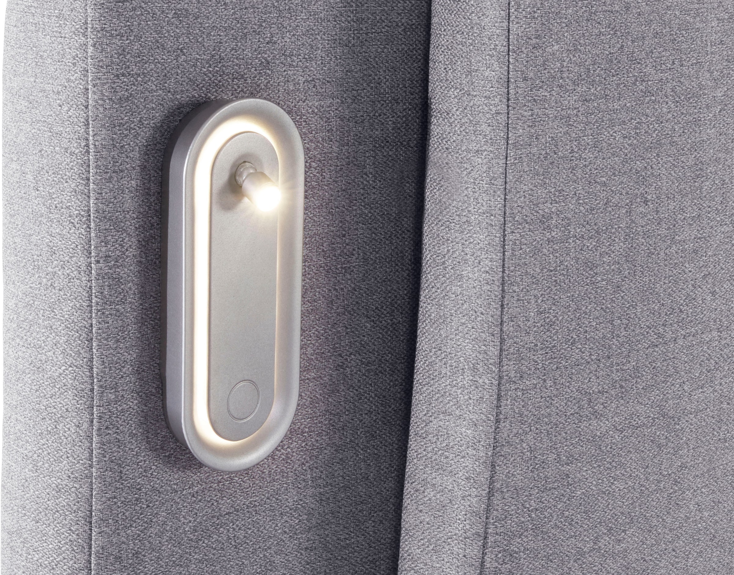 COLLECTION AB Boxspringbett »Borna«, inklusive Bettkasten, LED-Beleuchtung und Topper