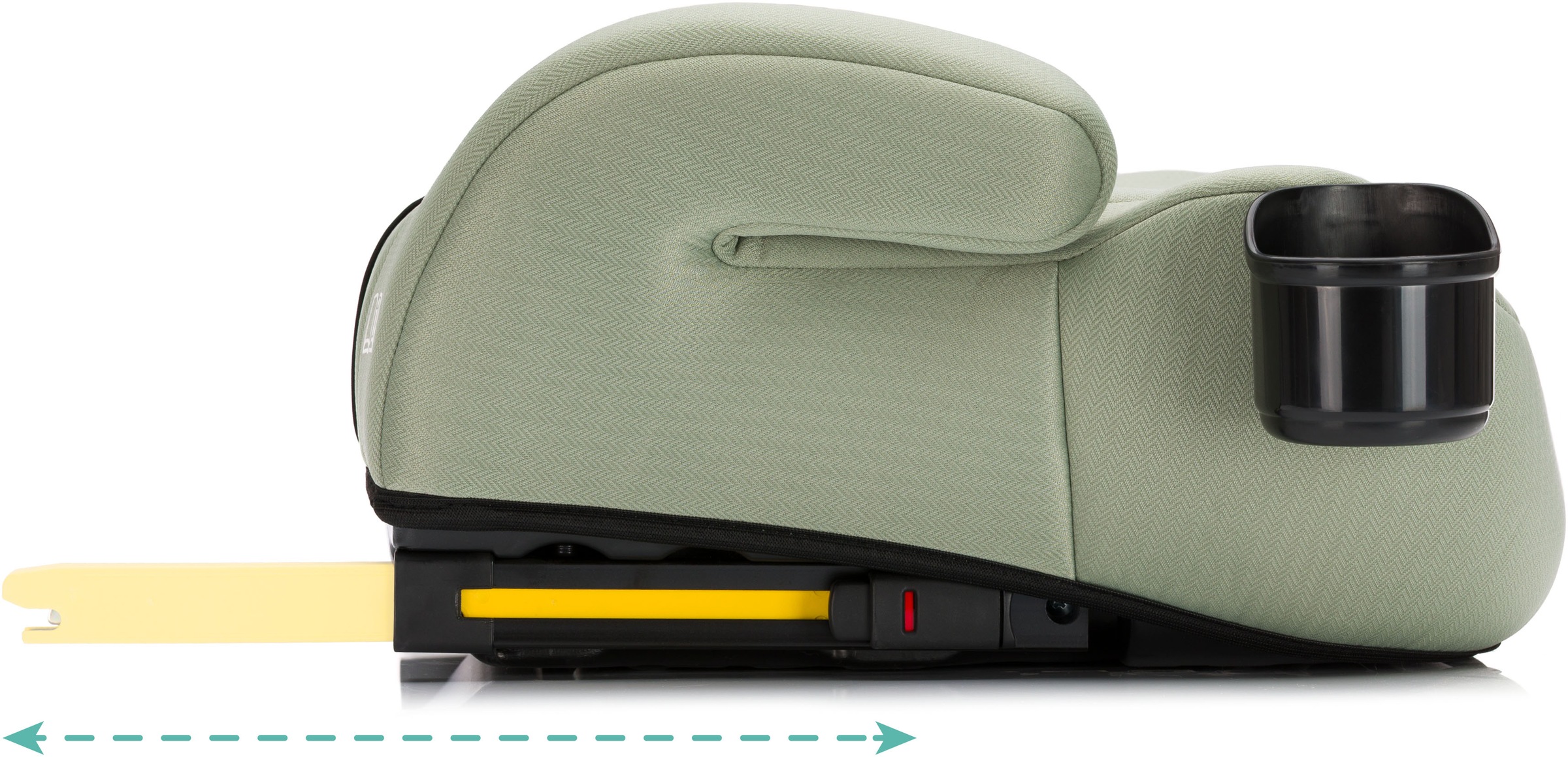 Fillikid Kindersitzerhöhung »Flip Deluxe, Auto mit verstellbarem Iso-Fix« mit Flaschenhalter