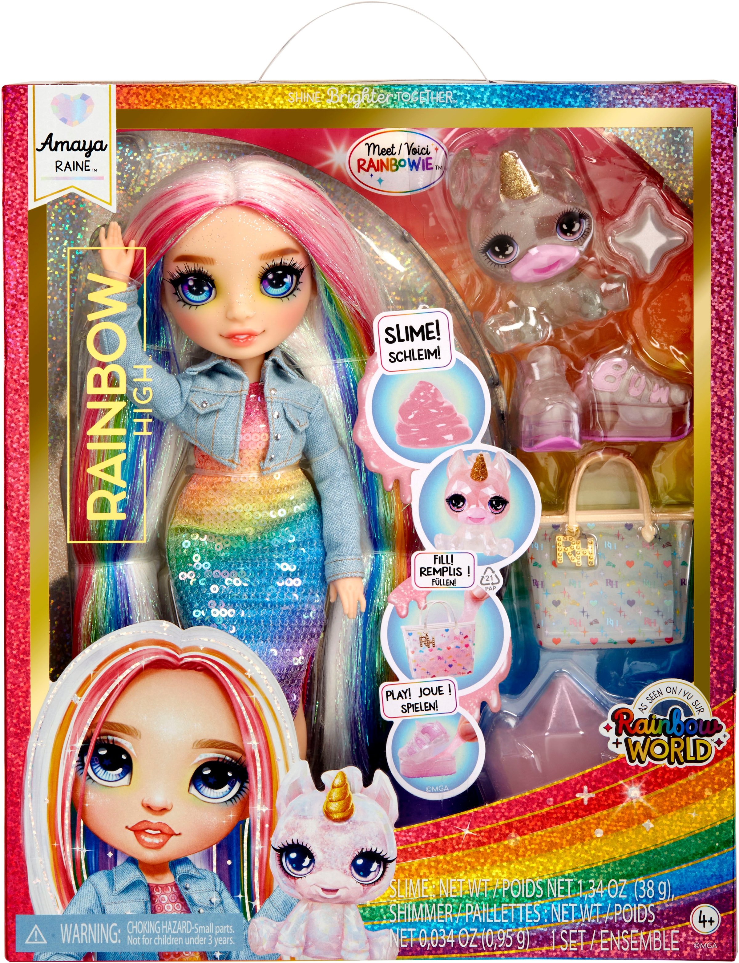 RAINBOW HIGH Anziehpuppe »Classic Rainbow Fashion Doll - Amaya (rainbow)«