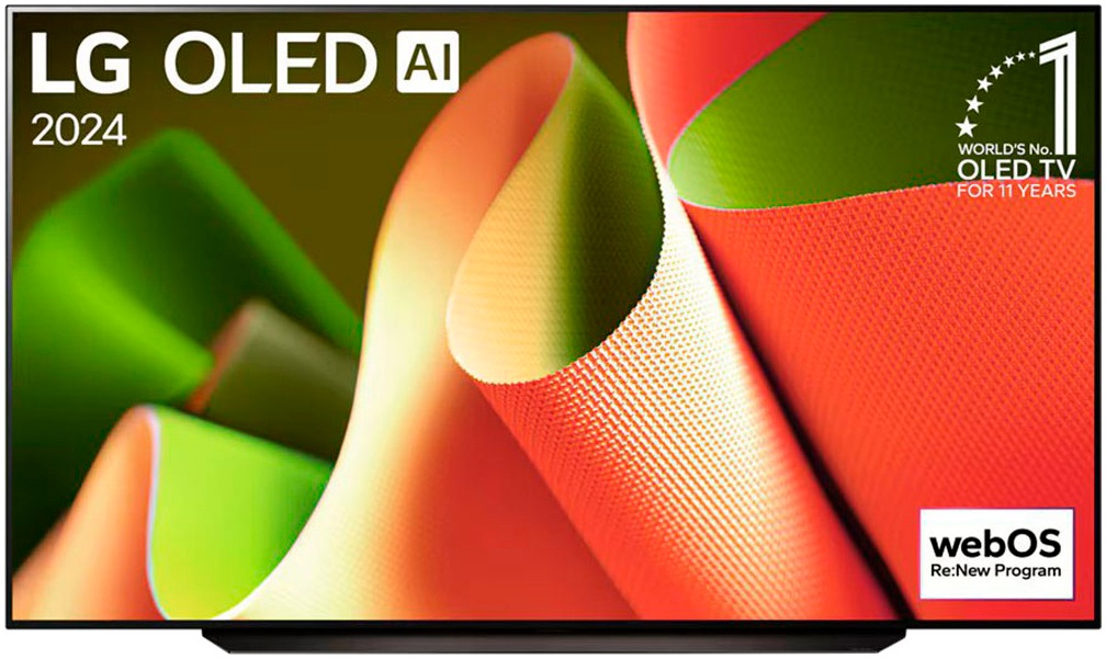 LG OLED-Fernseher »OLED83B49LA« 210 cm/83 ′′ Smart-TV schwarz Leistungsstarker α9 Gen7 4K AI-Prozessor mit 4K AI Super Upscaling und OLED Dynamic...