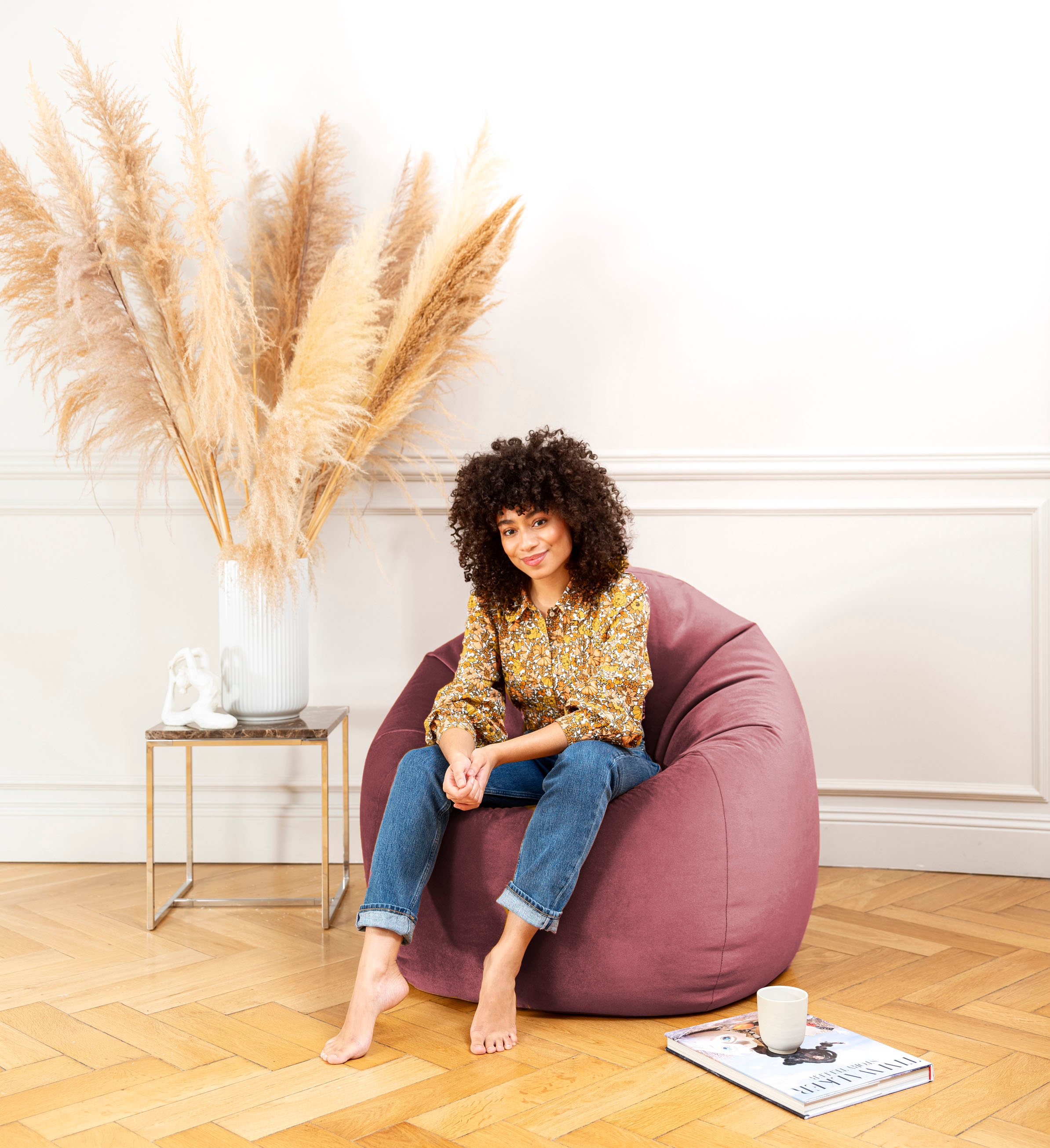 Magma Heimtex Sitzsack »BeanBag MARLA XXL«, (1 St.)