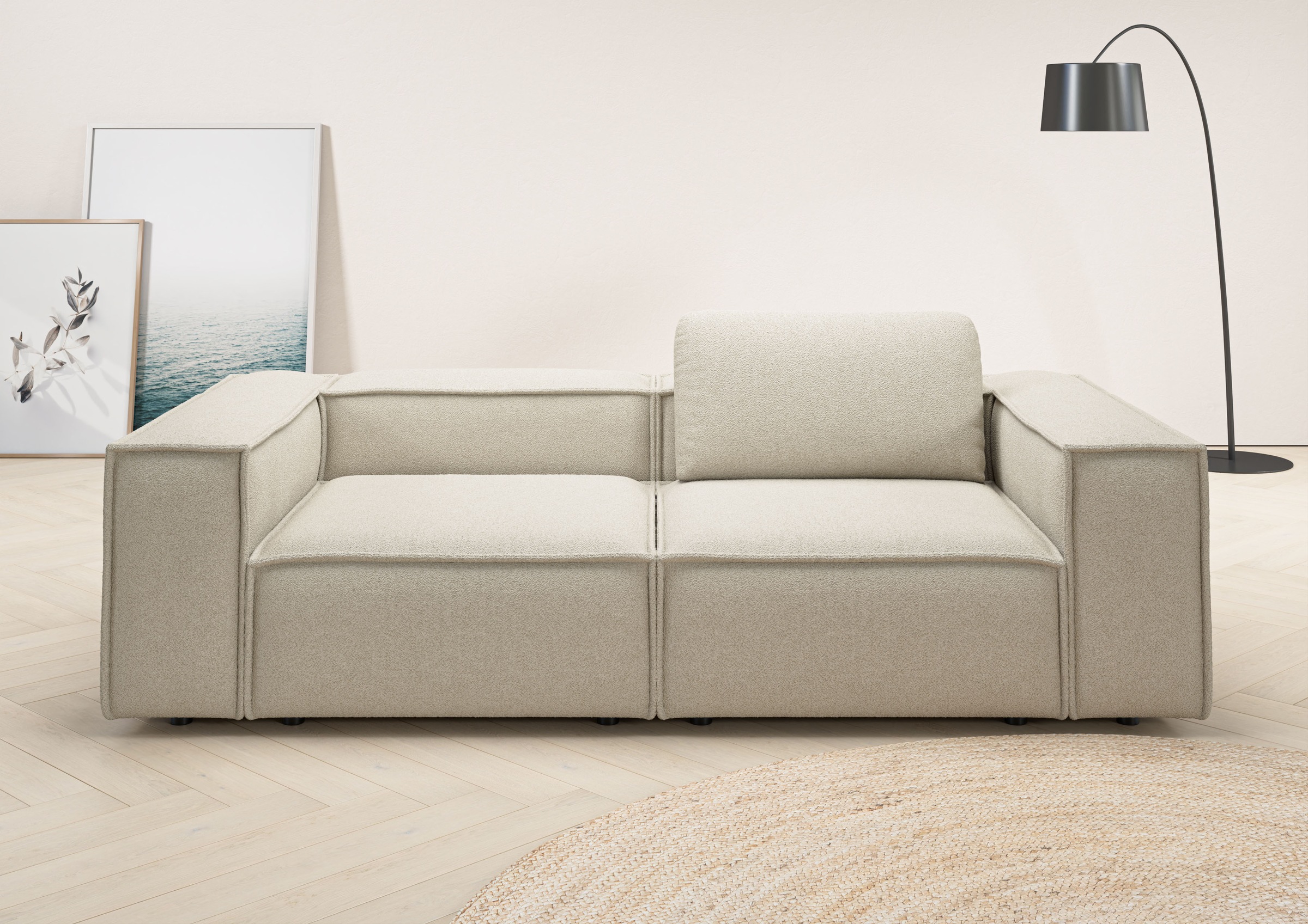 PLACES OF STYLE 2-Sitzer »Watertown, modernes Sofa 246 cm breit, auch in Fe günstig online kaufen
