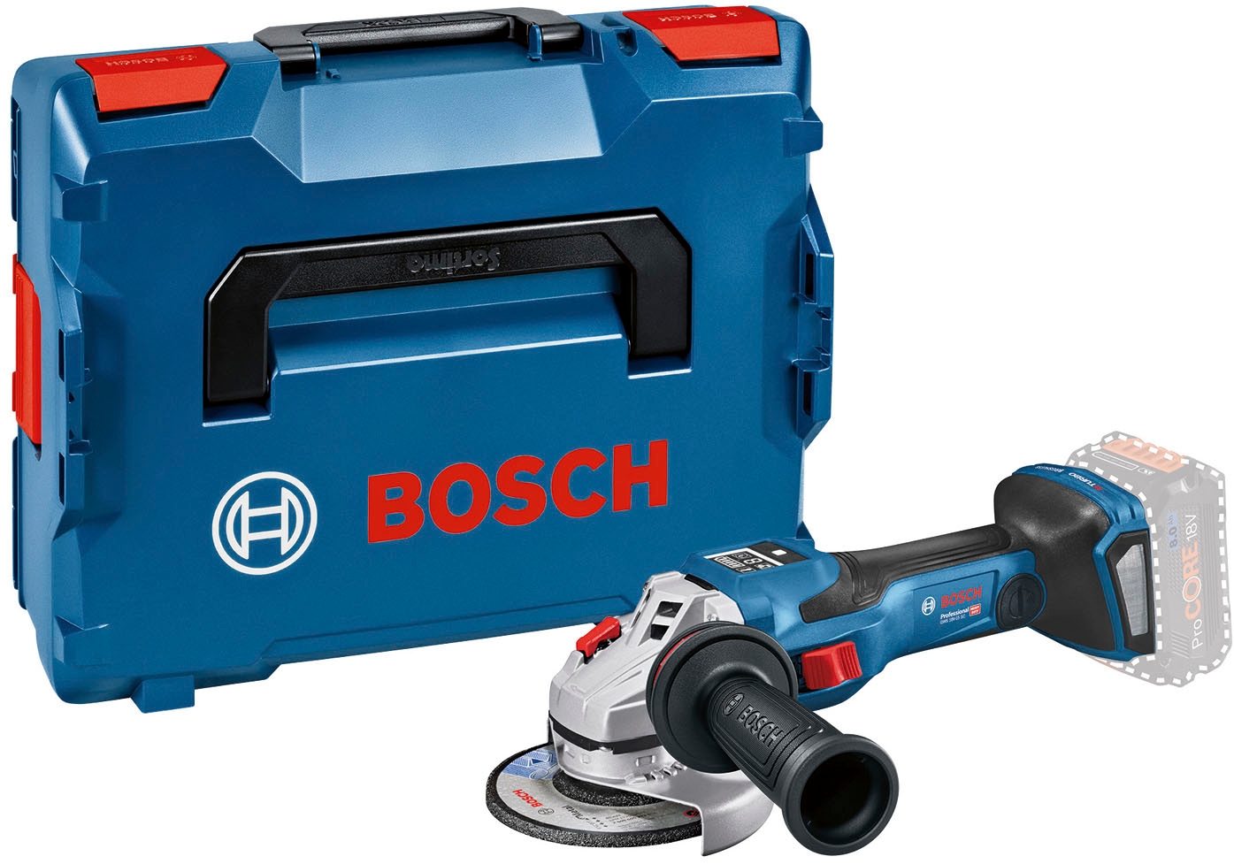 Bosch Professional Akku-Winkelschleifer »GWS 18V-15 SC Professional«, leistungsstark, ohne Akku und Ladegerät