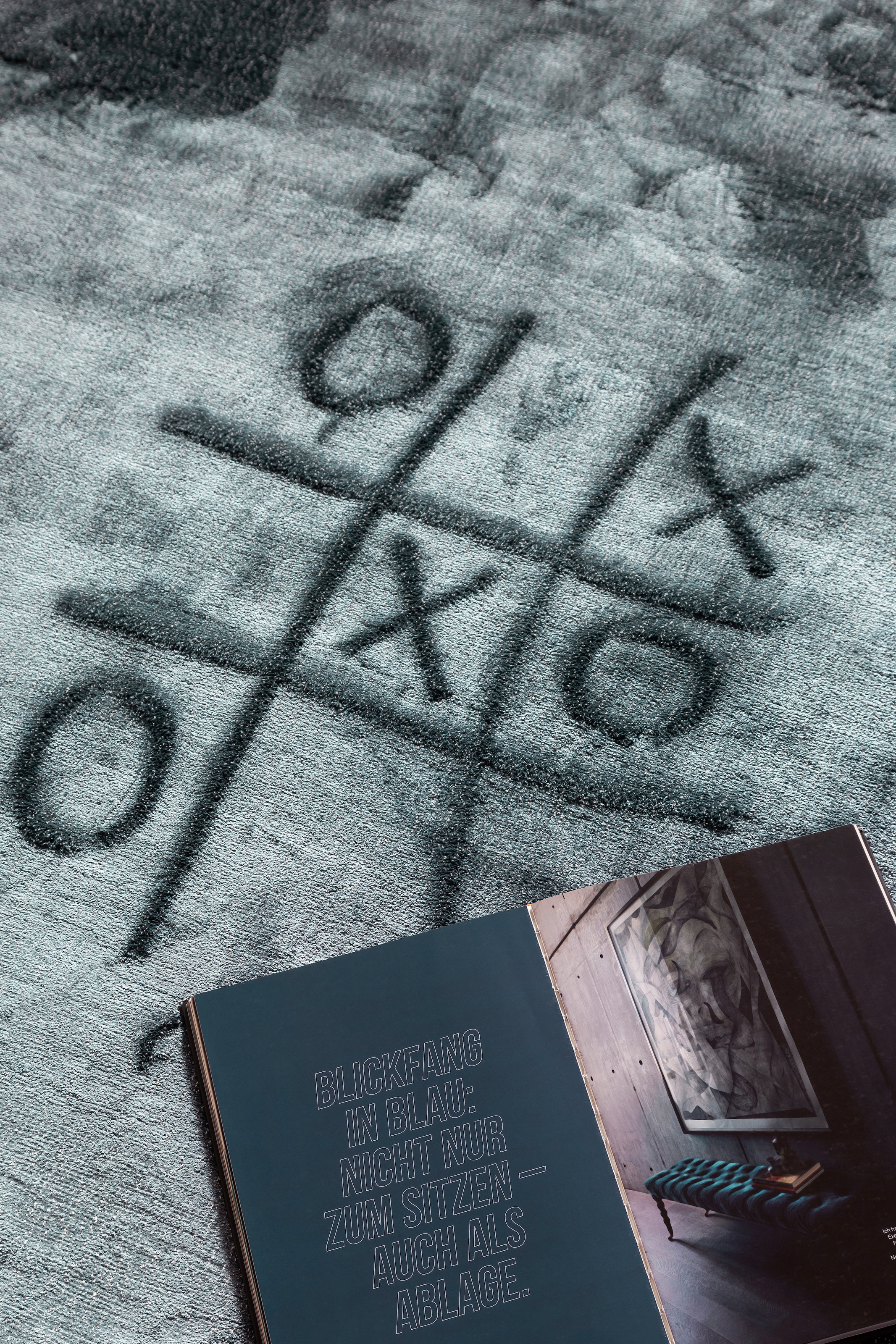 SCHÖNER WOHNEN-Kollektion Teppich »Aura« rechteckig 15 mm Höhe seidige Viskose, Wohnzimmer