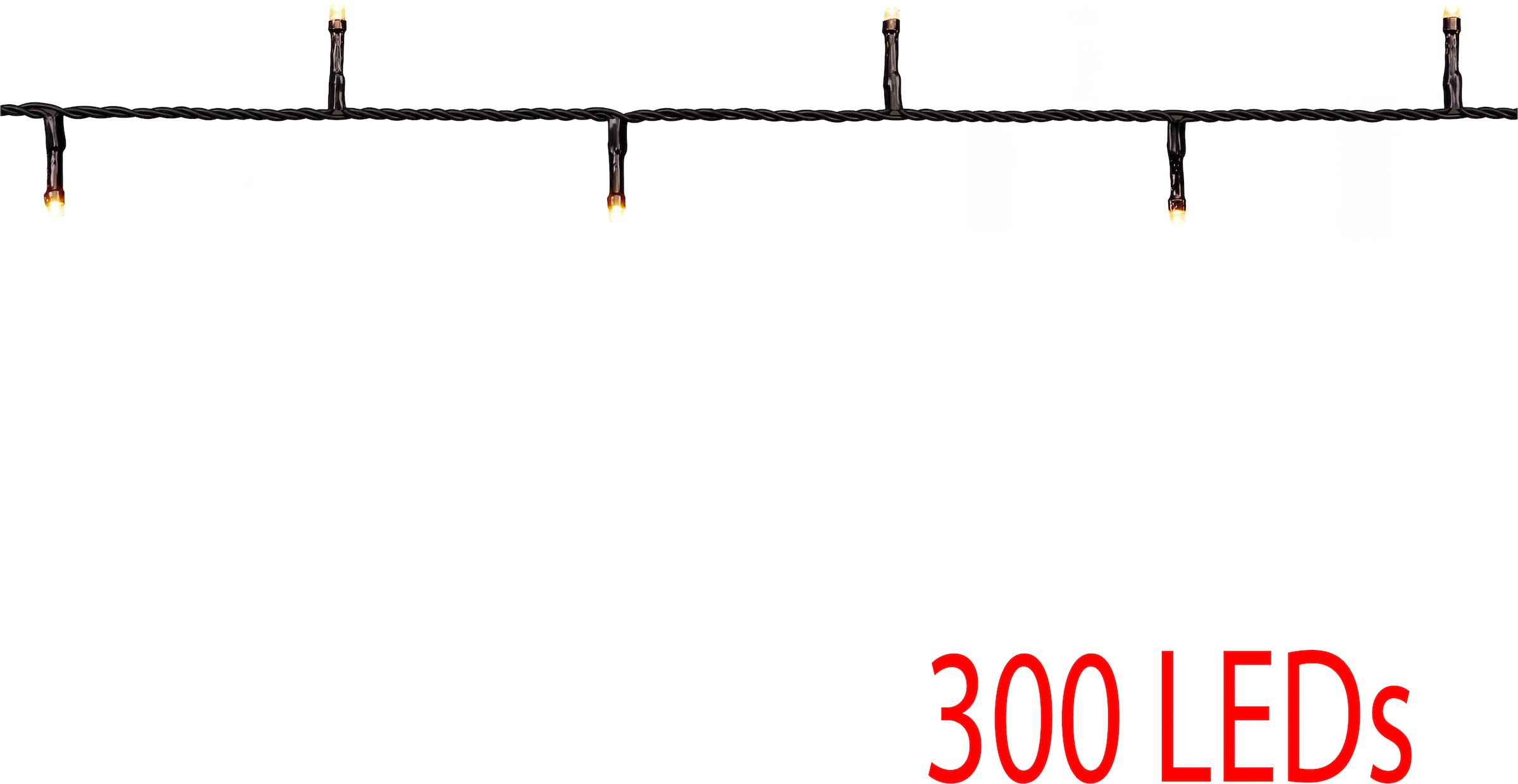 BONETTI LED-Lichterkette »mit Zauberstab als Fernbedienung« 300 Stk.-flammig auf Knopfdruck aktivieren sie eine stimmungsvolle Beleuchtung