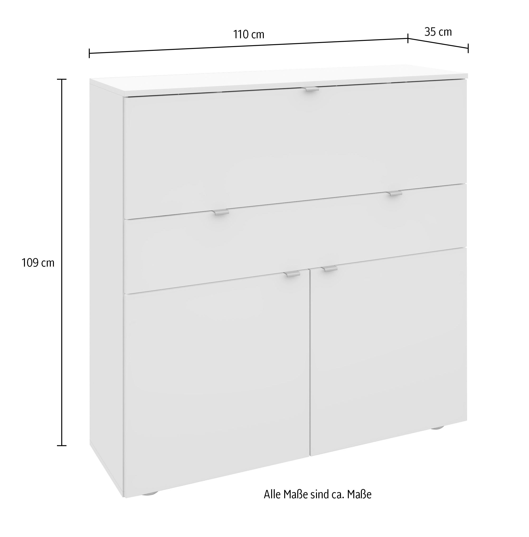 borchardt Möbel Sekretär »Dolly«, platzsparend, Home-Office-Schreibtisch, Breite 110 cm, Made in Germany