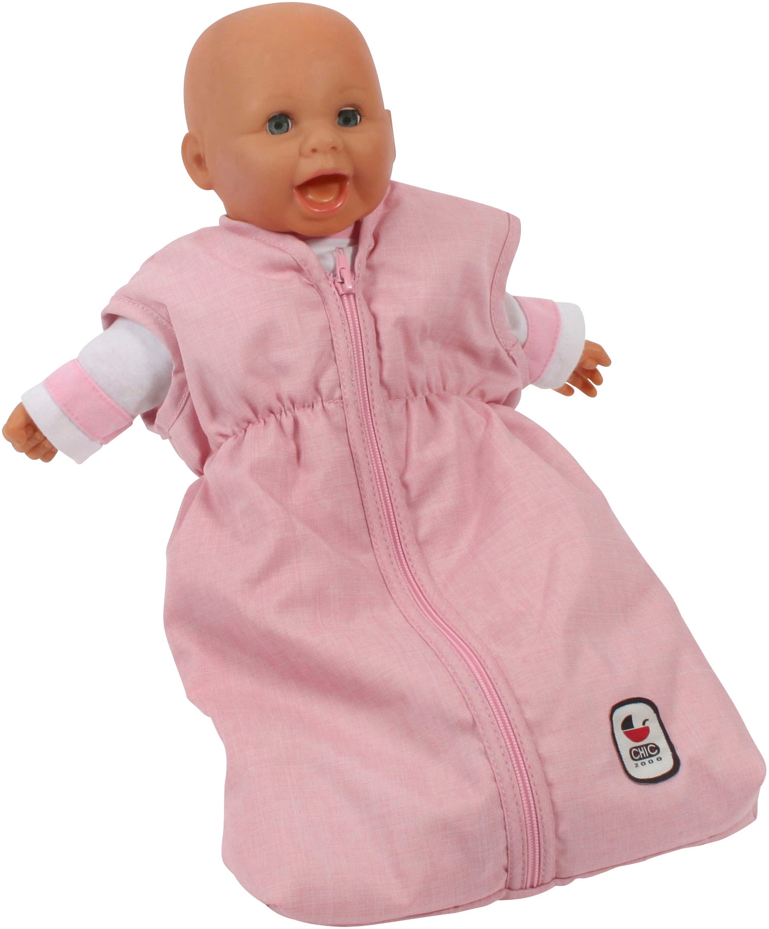 CHIC2000 Puppen Schlafsack »Melange rosa«