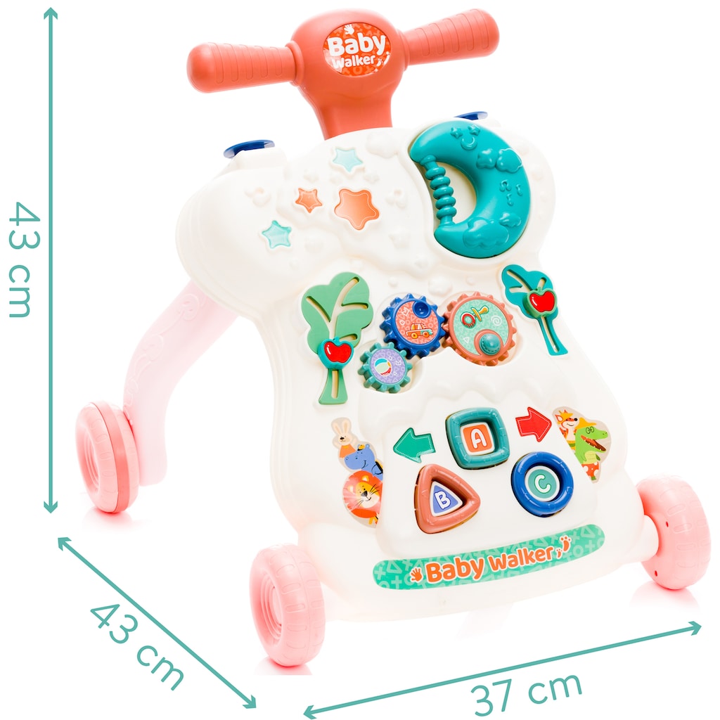 Fillikid Lauflernhilfe »Babywalker, altrosa«