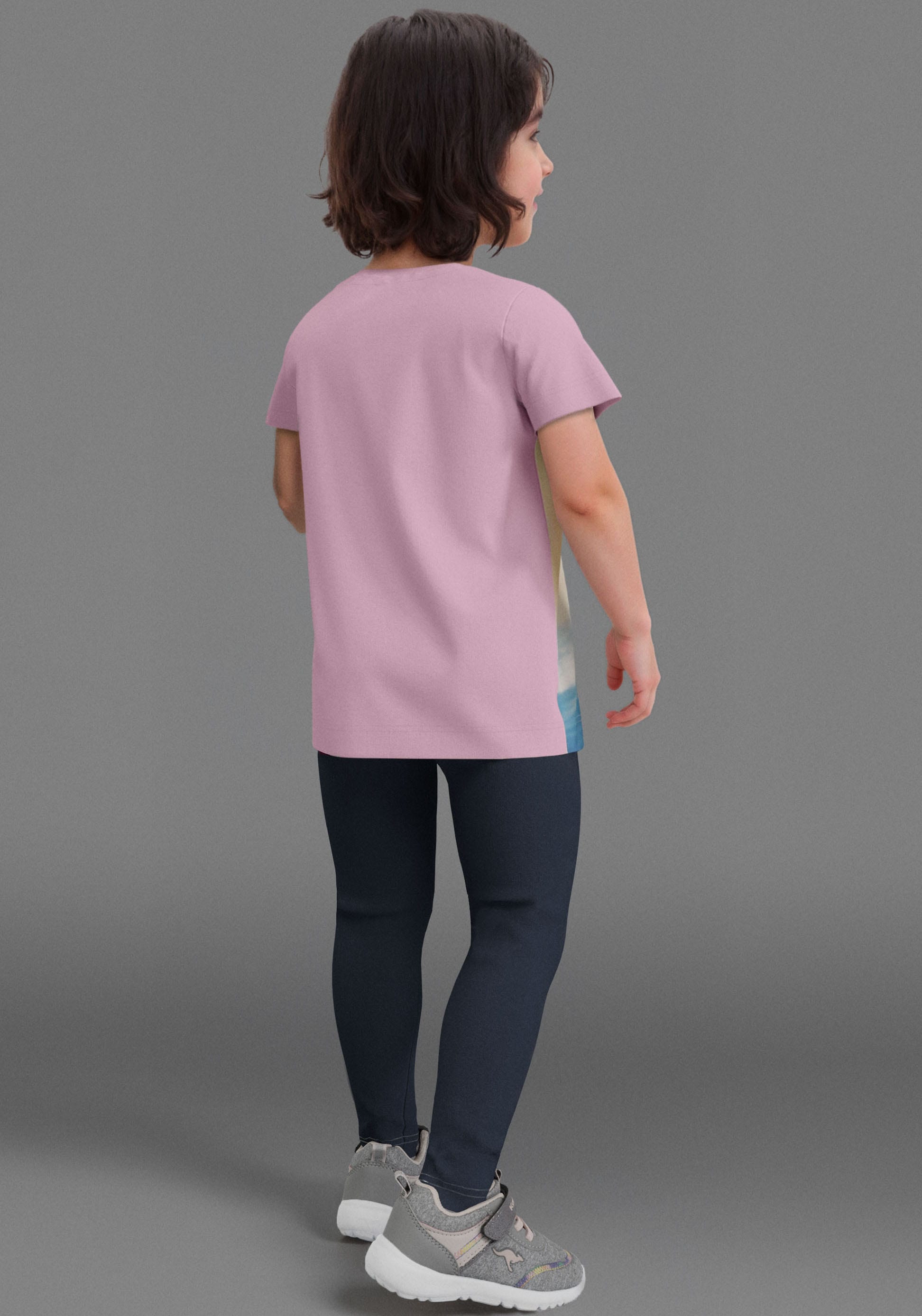 KIDSWORLD T-Shirt »Shirt mit großem Fotodruck«, T-Shirt mit süßen Delfin-Fotodruck