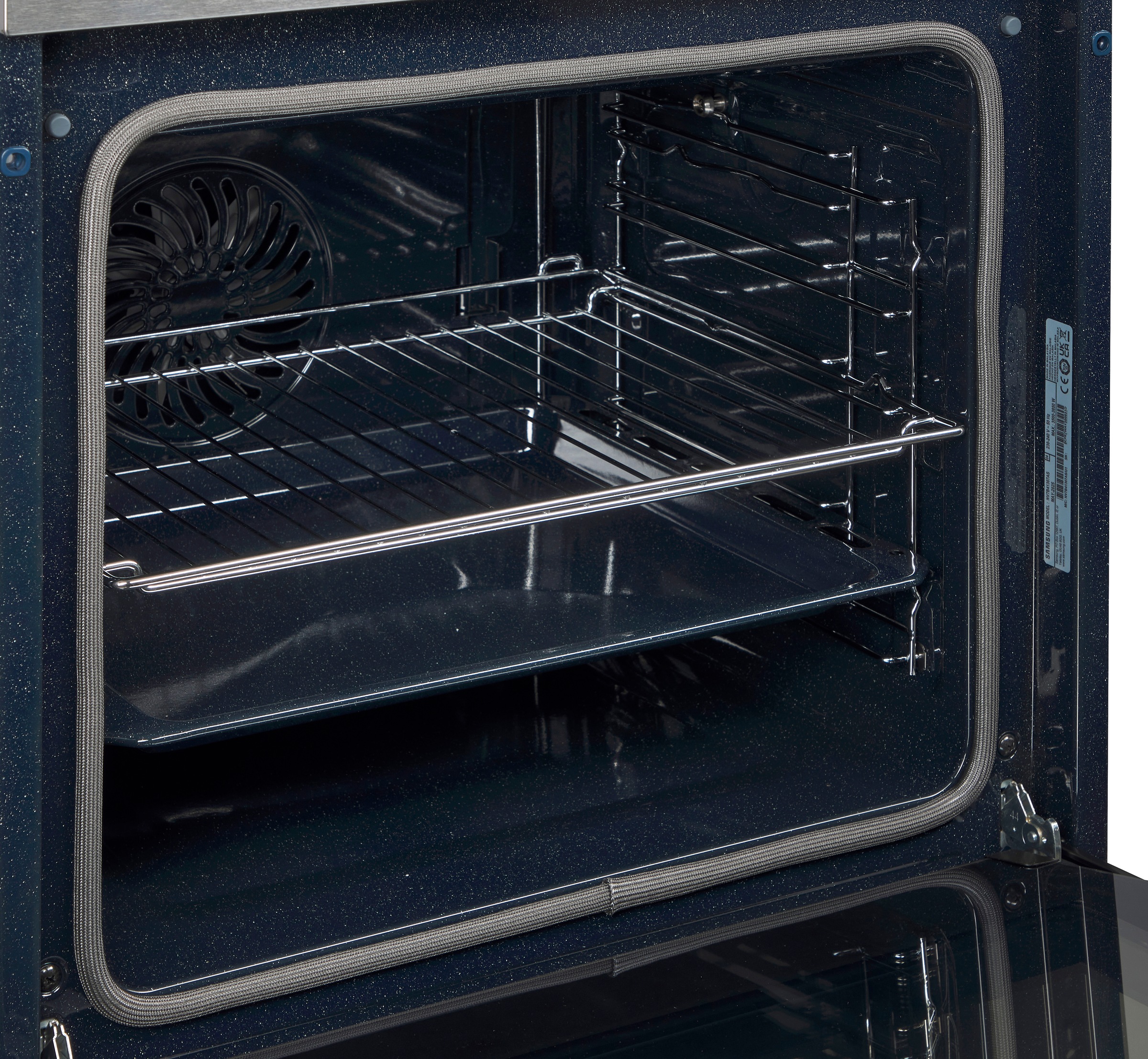 Samsung Einbaubackofen NV7400B »NV7B41307AS«, Pyrolyse-Selbstreinigung, Raumwunder - XXL-Innenraum mit 76L, langsam schließender Tür und WiFi