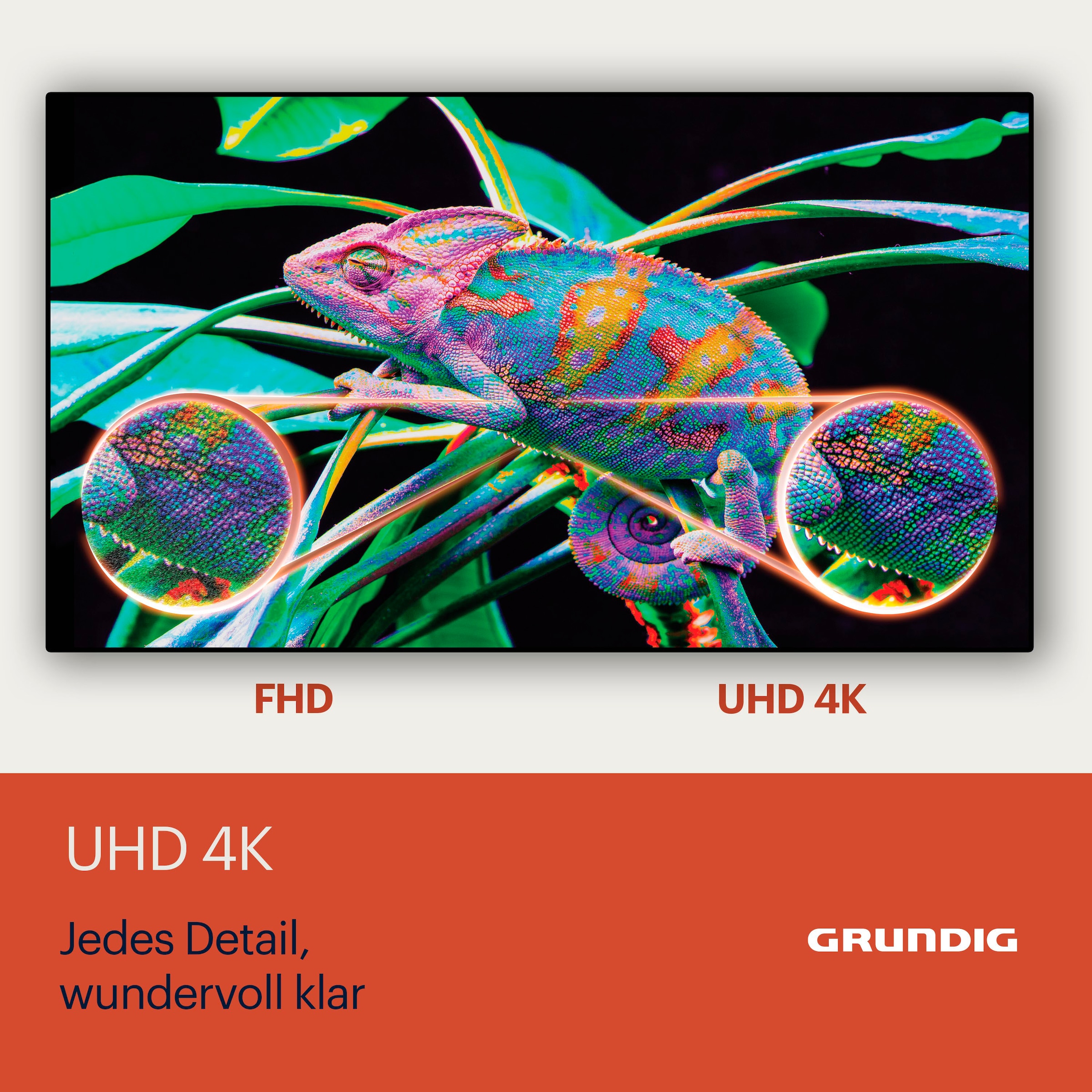 Grundig LED-Fernseher »75 VOE 83 CV4T00«, 189 cm/75 Zoll, 4K Ultra HD, Google TV-Smart-TV