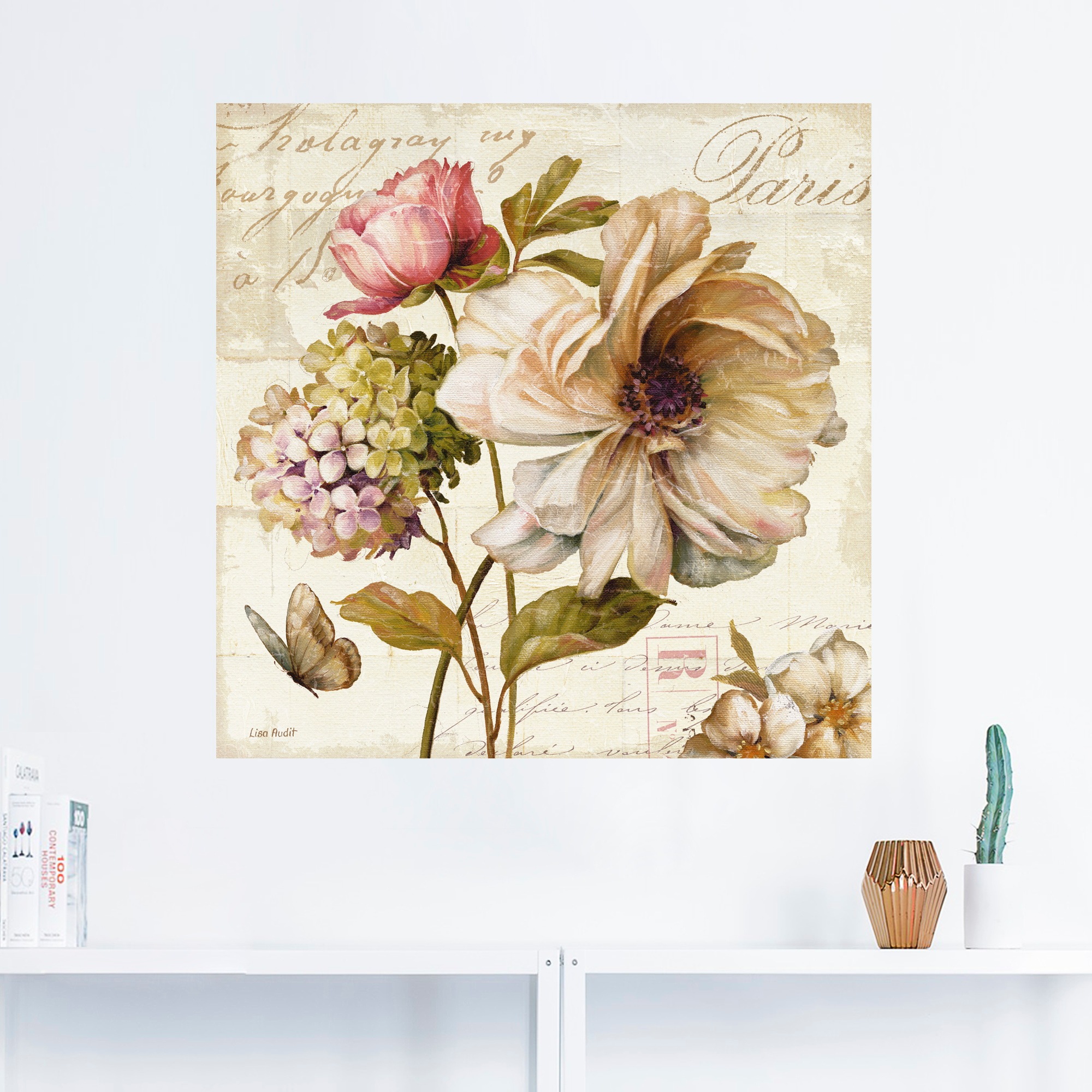 Artland Wandbild »Blumen II«, Blumen, (1 St.), als Leinwandbild, Poster, Wandaufkleber in verschied. Größen