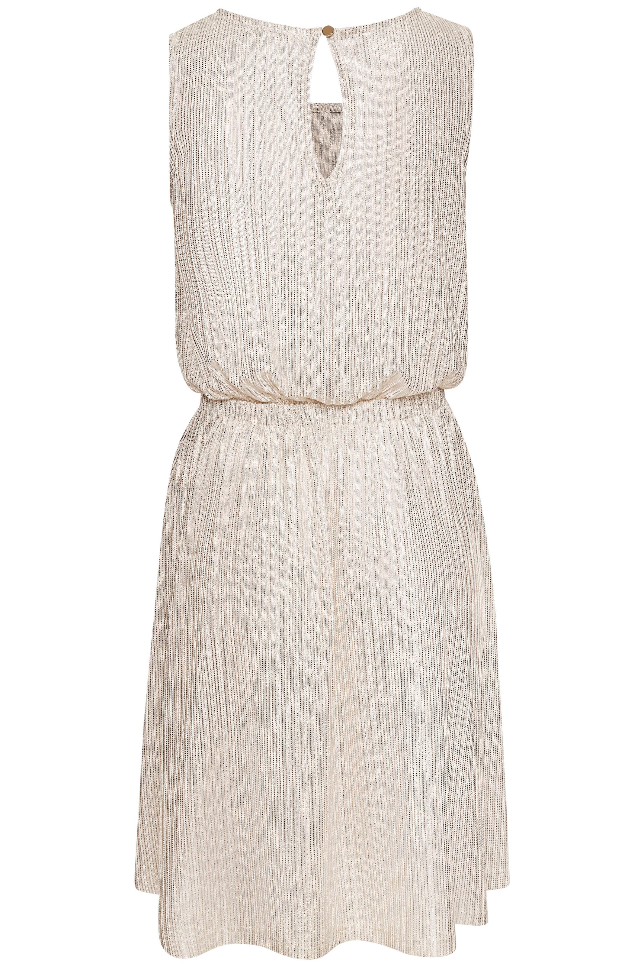 LASCANA Sommerkleid, mit Glitzerfäden im Material, Partykleid, leicht transparent