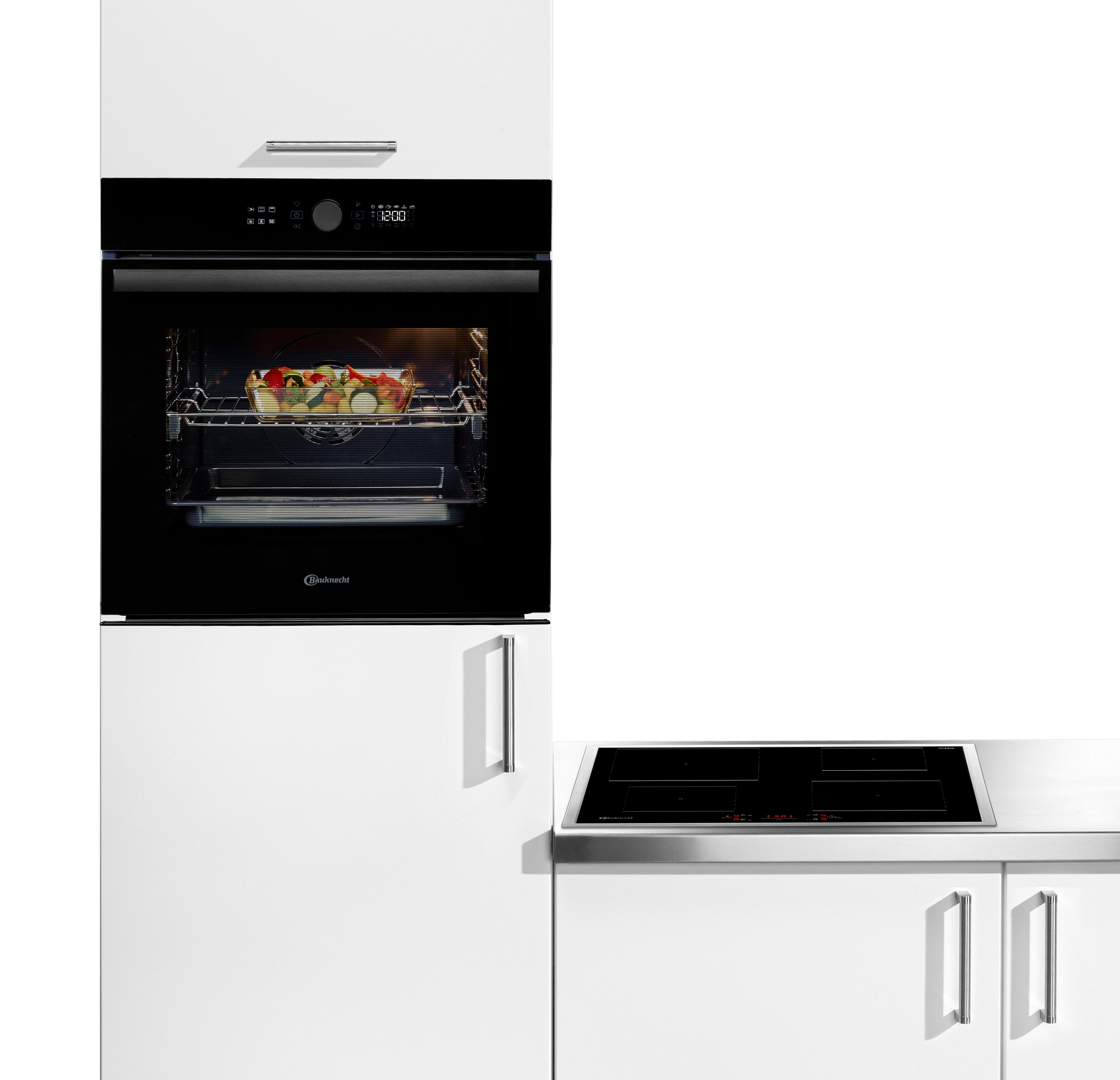 BAUKNECHT Backofen-Set »BAKO 920 Airfry« mit Teilauszug Set, 2 Stk. tlg. AirFry-Funktion – die gesündere Alternative zur Fritteuse