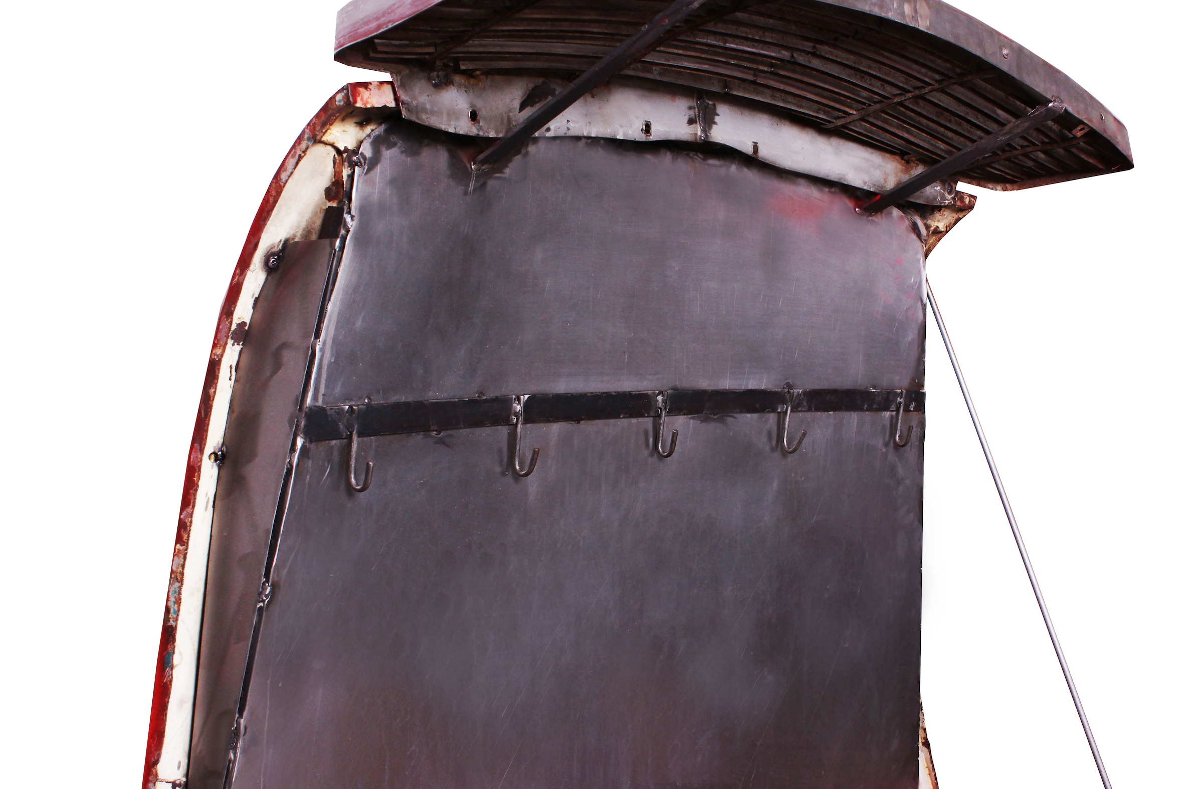 SIT Möbelblende 2 Stk. tlg. Recycelte Auto-Front, innen mit einem Edelstahl-Gasgrill