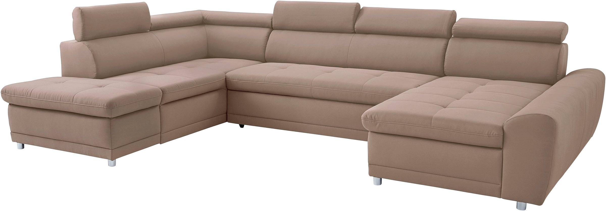 sit&more Wohnlandschaft »Riva U-Form«, wahlweise mit Bettfunktion