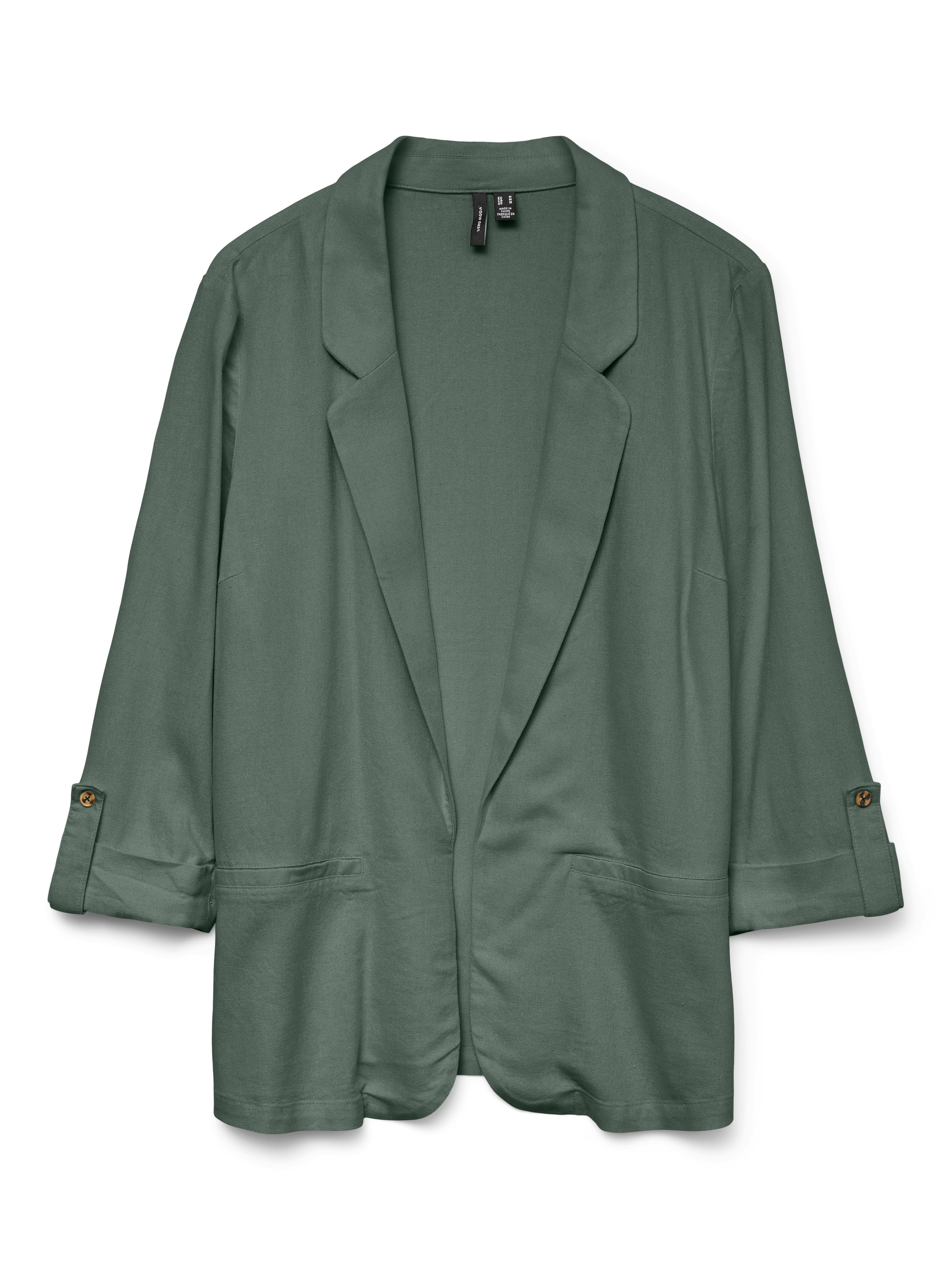 Vero Moda Kurzblazer »VMJESMILO 3/4 LOOSE BLAZER WVN NOOS«, mit Leinen