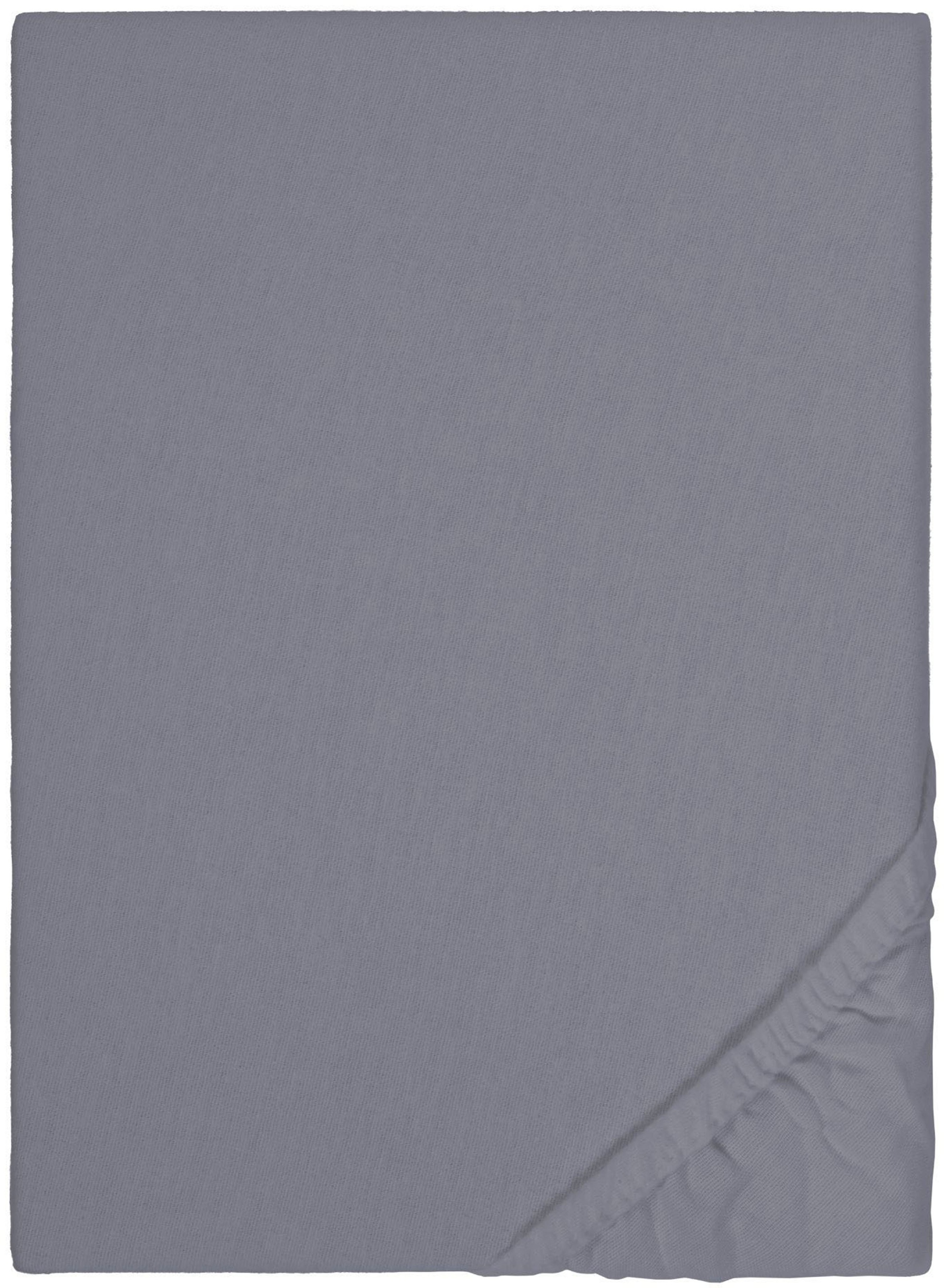 Biberna Spannbettlaken »Biber in Gr. 90x200, 140x200 oder 180x200 cm«, aus günstig online kaufen