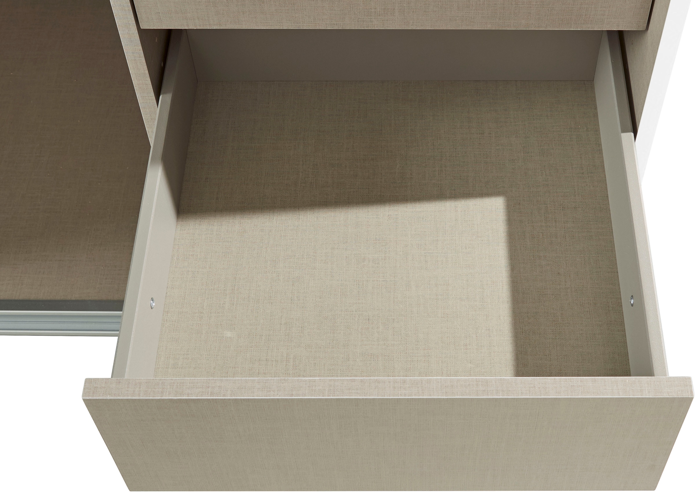 rauch Schwebetürenschrank »Kleiderschrank Schrank Garderobe TOPSELLER OTELI inkl. Inneneinteilung«, mit 3 Innenschubladen sowie zusätzlichen Einlegeböden MADE IN GERMANY