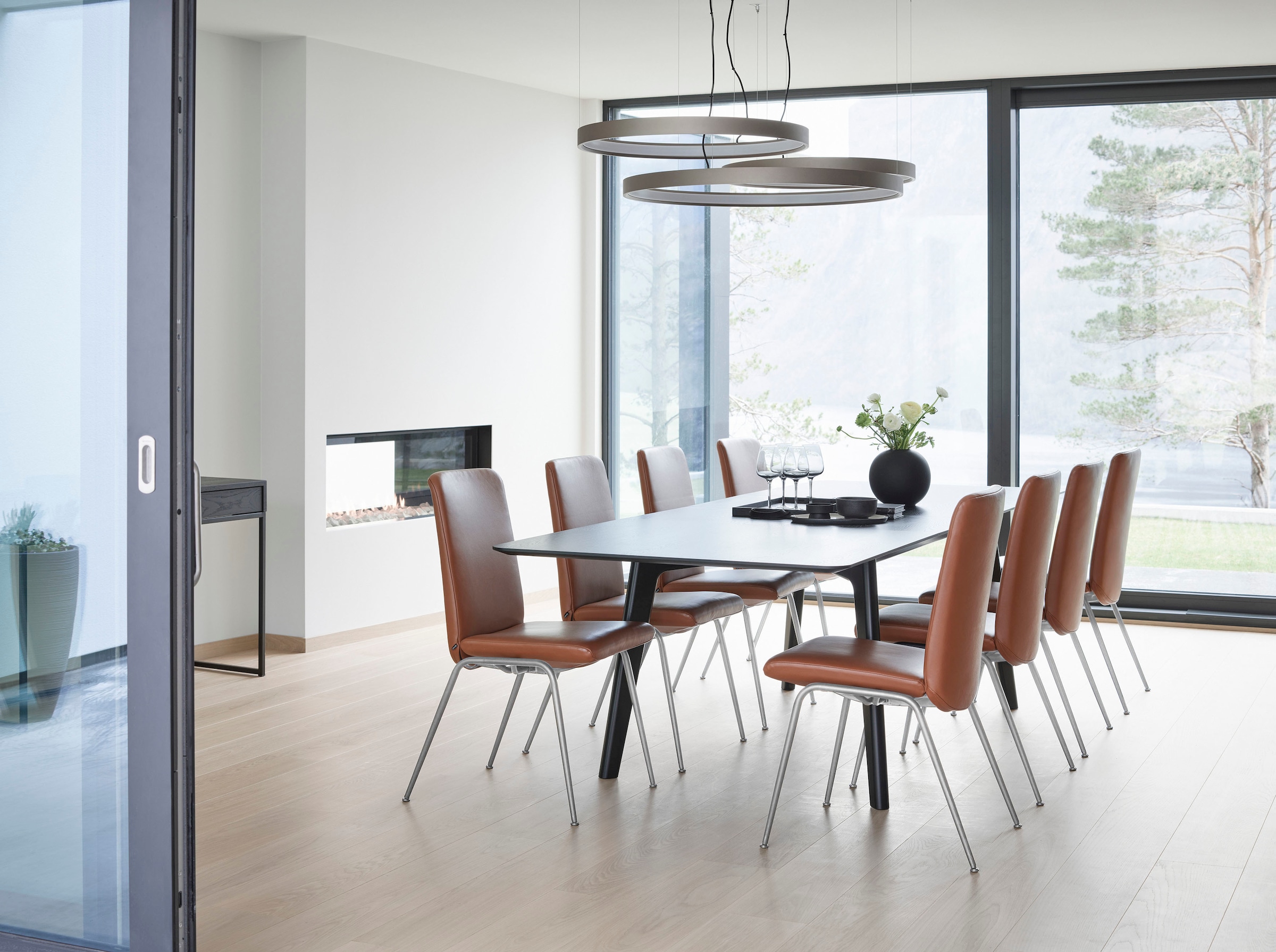 Stressless® Polsterstuhl »Laurel«, ROHLEDER Stoff Q2 FARON, Low Back, Größe L, mit Beinen aus Stahl in Chrom matt