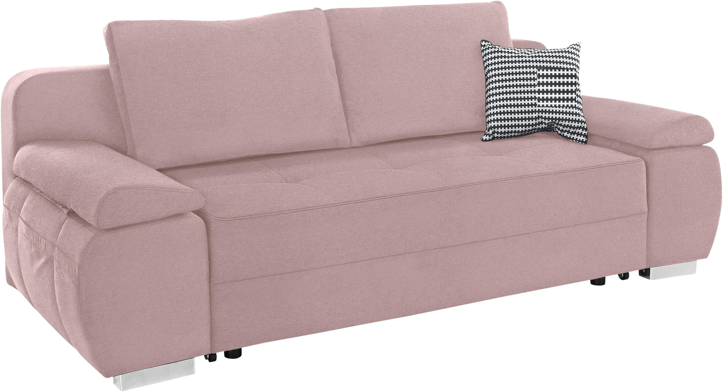 INOSIGN Schlafsofa »Pumo«, mit Boxspring-Aufbau, Bettfunktion und Bettkasten, inklusive Federkern
