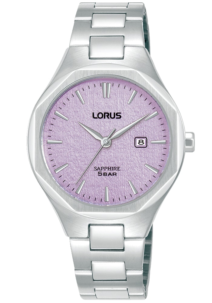LORUS Quarzuhr »Classic Quarz« Armbanduhr, Damenuhr, Edelstahlarmband, analog, Tag