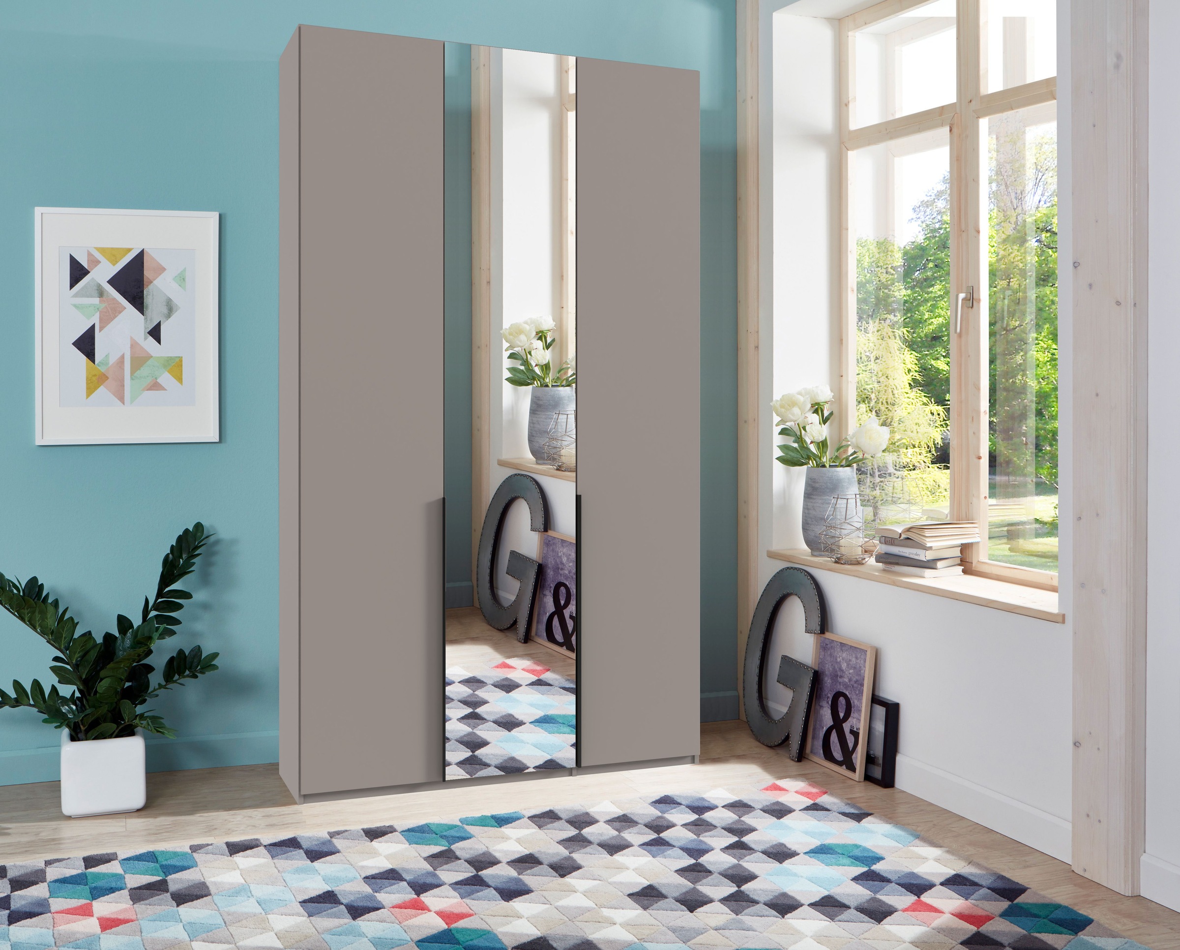 Wimex Kleiderschrank »Mugano,in 5 Breiten,2 Höhen,2 Tiefen, viele Farben, M günstig online kaufen