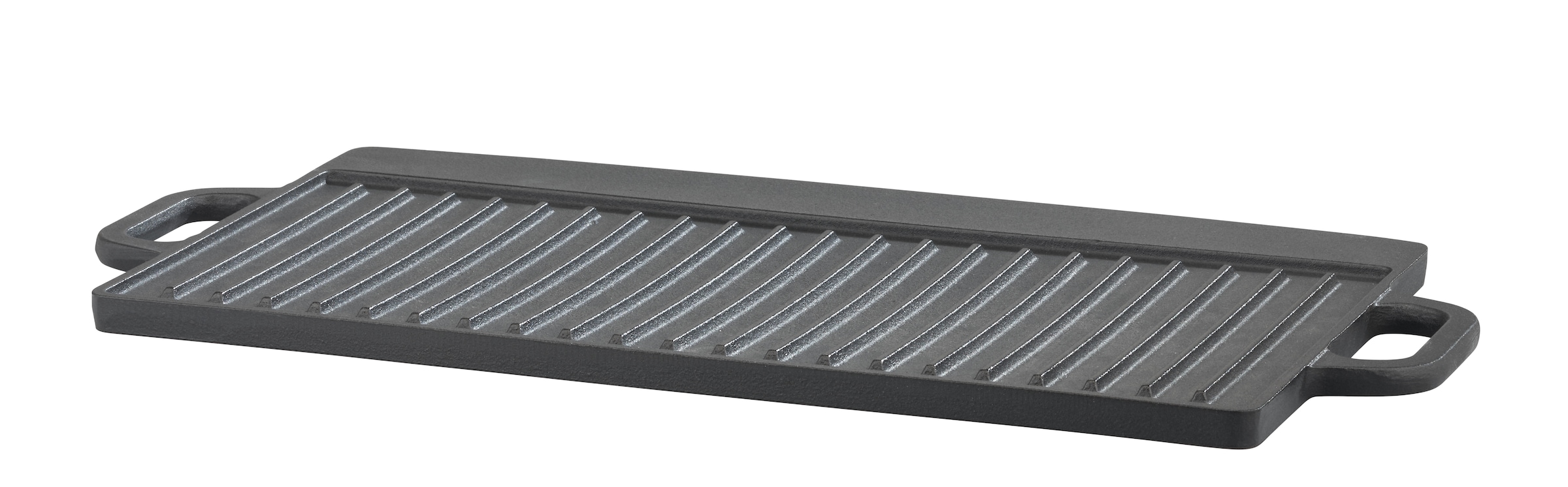 GSW Grillplatte »Black Iron BBQ« Gusseisen Grillplatte zur Anwendung auf dem Grill, Feuer oder Backofen