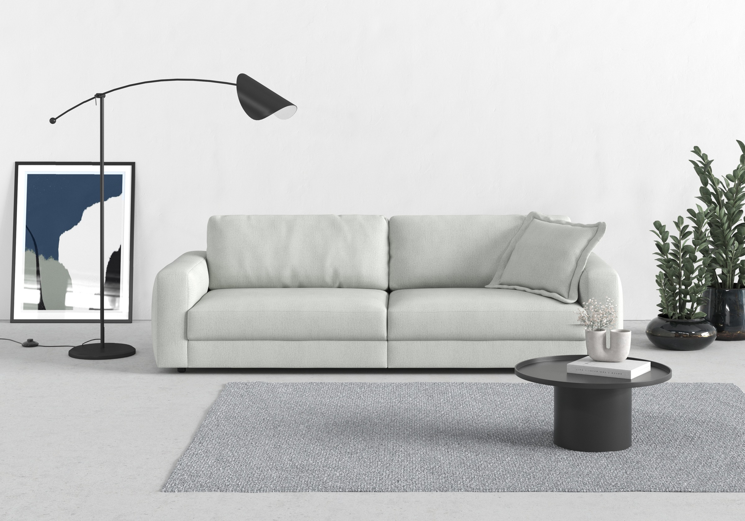 TRENDMANUFAKTUR Big-Sofa »Bourbon«, (2 St.), extra tiefe Sitzfläche, wahlwe günstig online kaufen