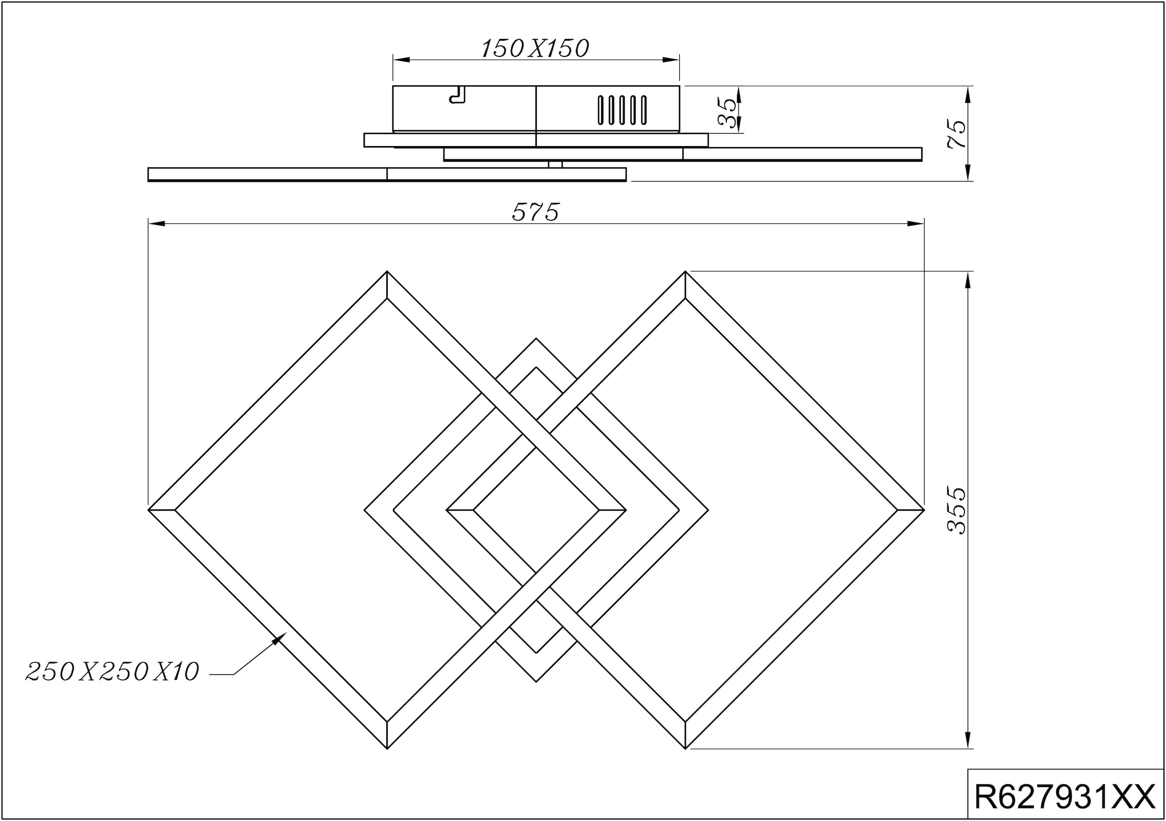 LED 1 kaufen auf Leuchten Deckenleuchte LED Raten »Amy«, flammig-flammig, Deckenlampe TRIO