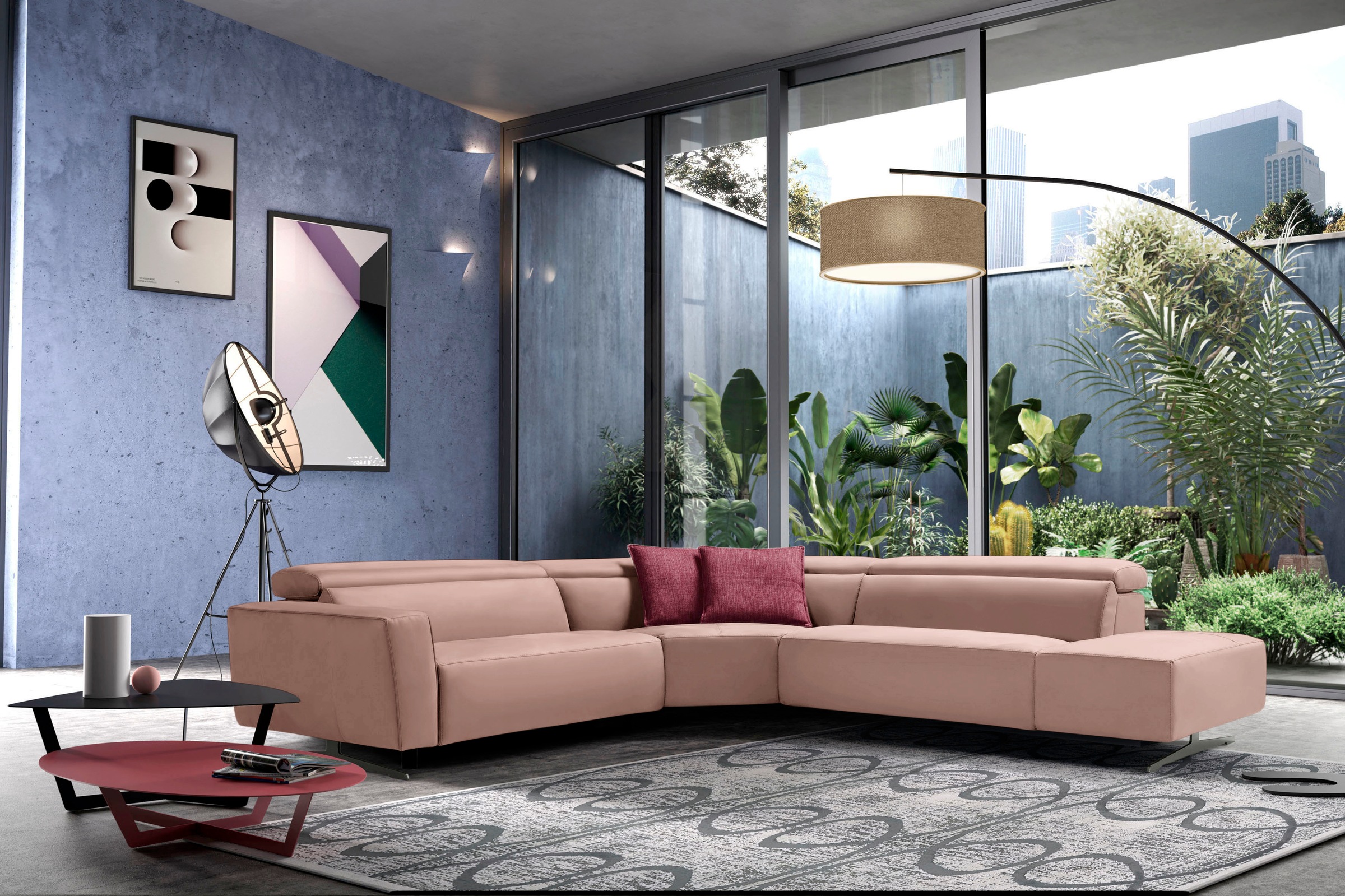 Egoitaliano Ecksofa »Stefanie-e, Designsofa der Extraklasse, bequem mit hoh günstig online kaufen