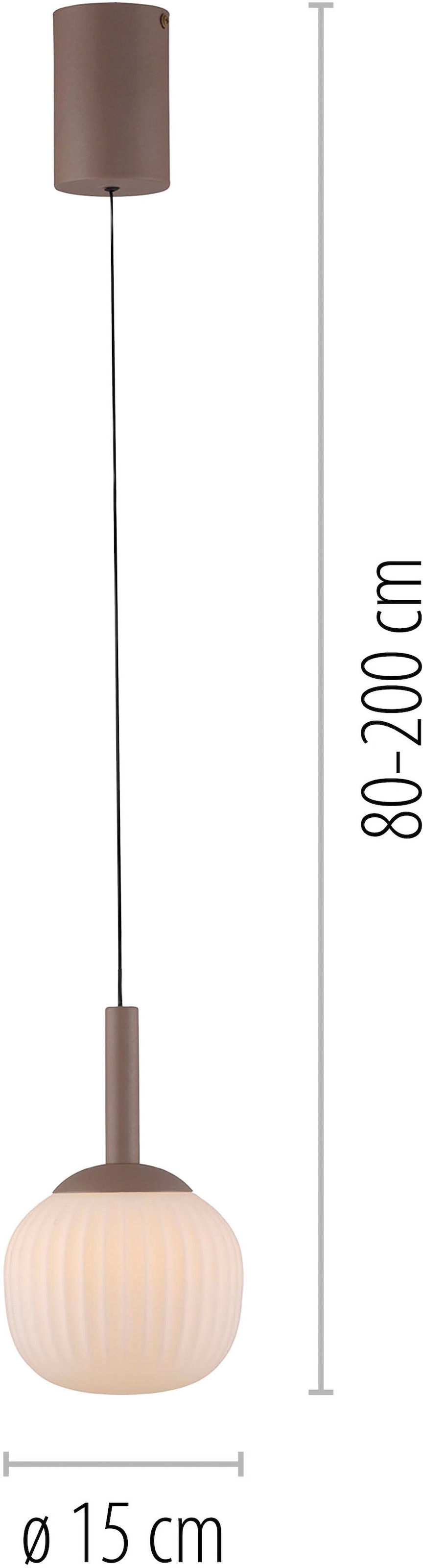 JUST LIGHT LED Deckenleuchte »NAMI« LED-Board 1 Stk. Warmweiß dimmbar, Simply Dim, Memory nach Trennung vom Netz, Comfort Lift