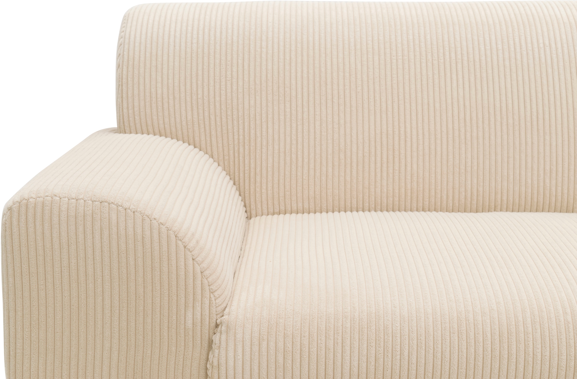 Home affaire Ecksofa »Nika zeitlos und elegant, L-Form«, wahlweise mit Bettfunktion, auch in Cord