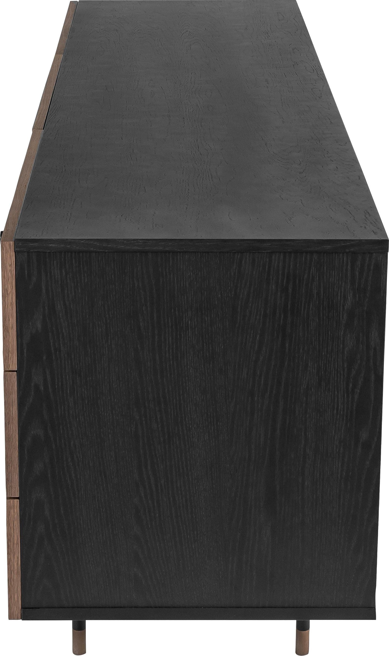 Woodman Sideboard »Daniel«, Kommode mit Holzfurnier aus Walnussbaum, Breite 180 cm
