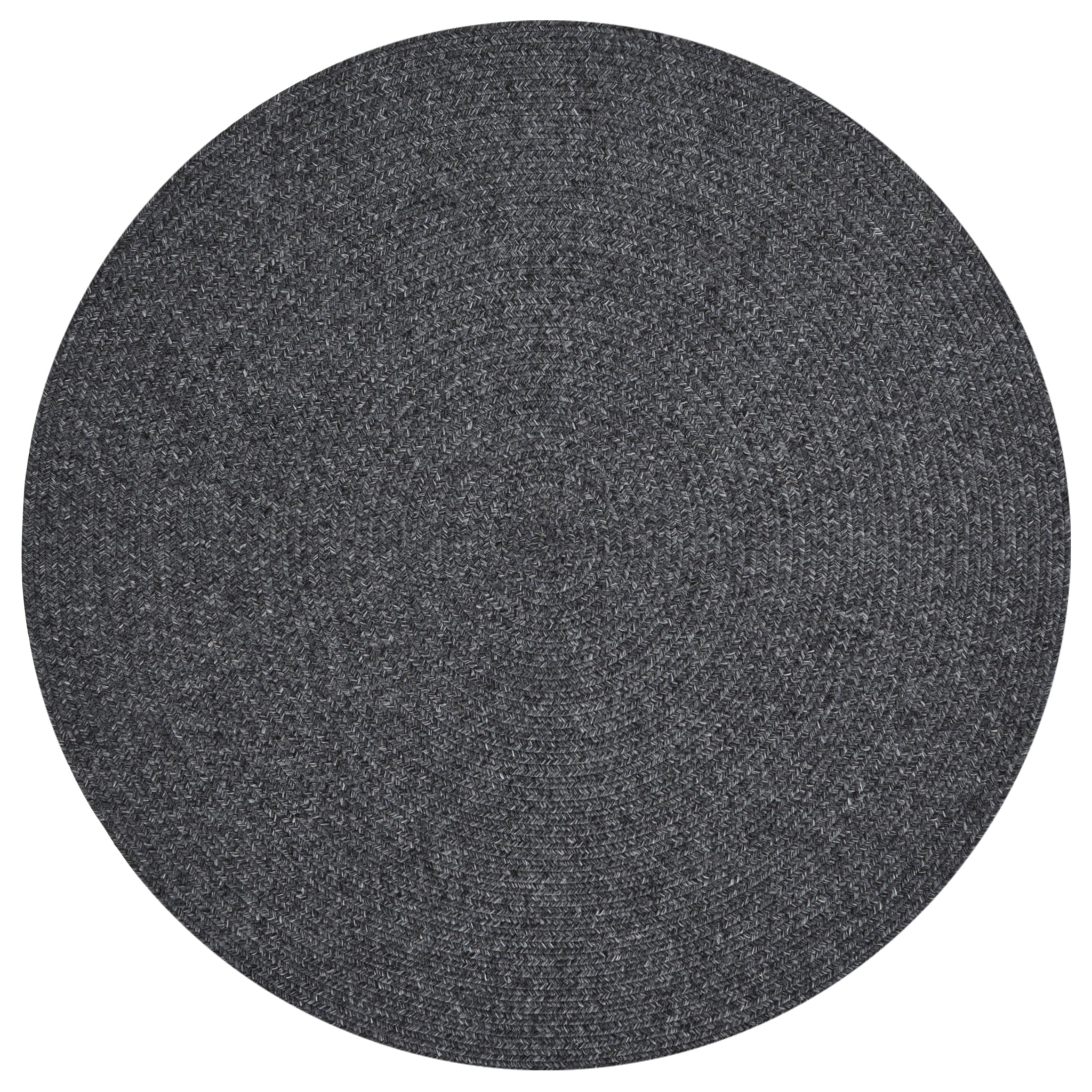 NORTHRUGS Teppich »Trenzado«, rund, 10 mm Höhe, In- & Outdoor, Handmade-Look, Gewebt, Wetterfest, Balkon, Wohnzimmer