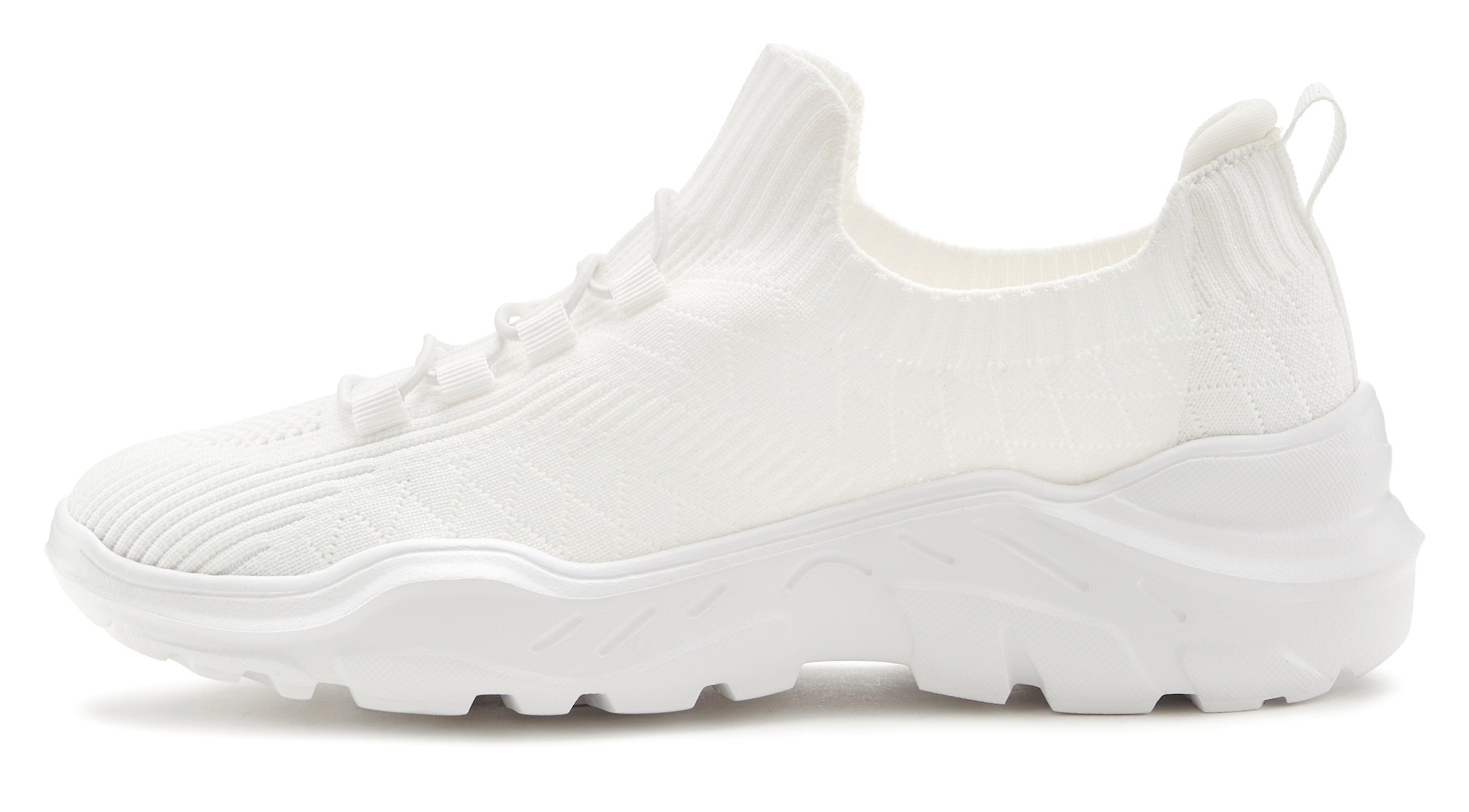 LASCANA ACTIVE Sneaker »Halbschuh, Freizeitschuh, ultraleicht und bequem,«, zum Reinschlüpfen und elastischen Schnürbändern VEGAN