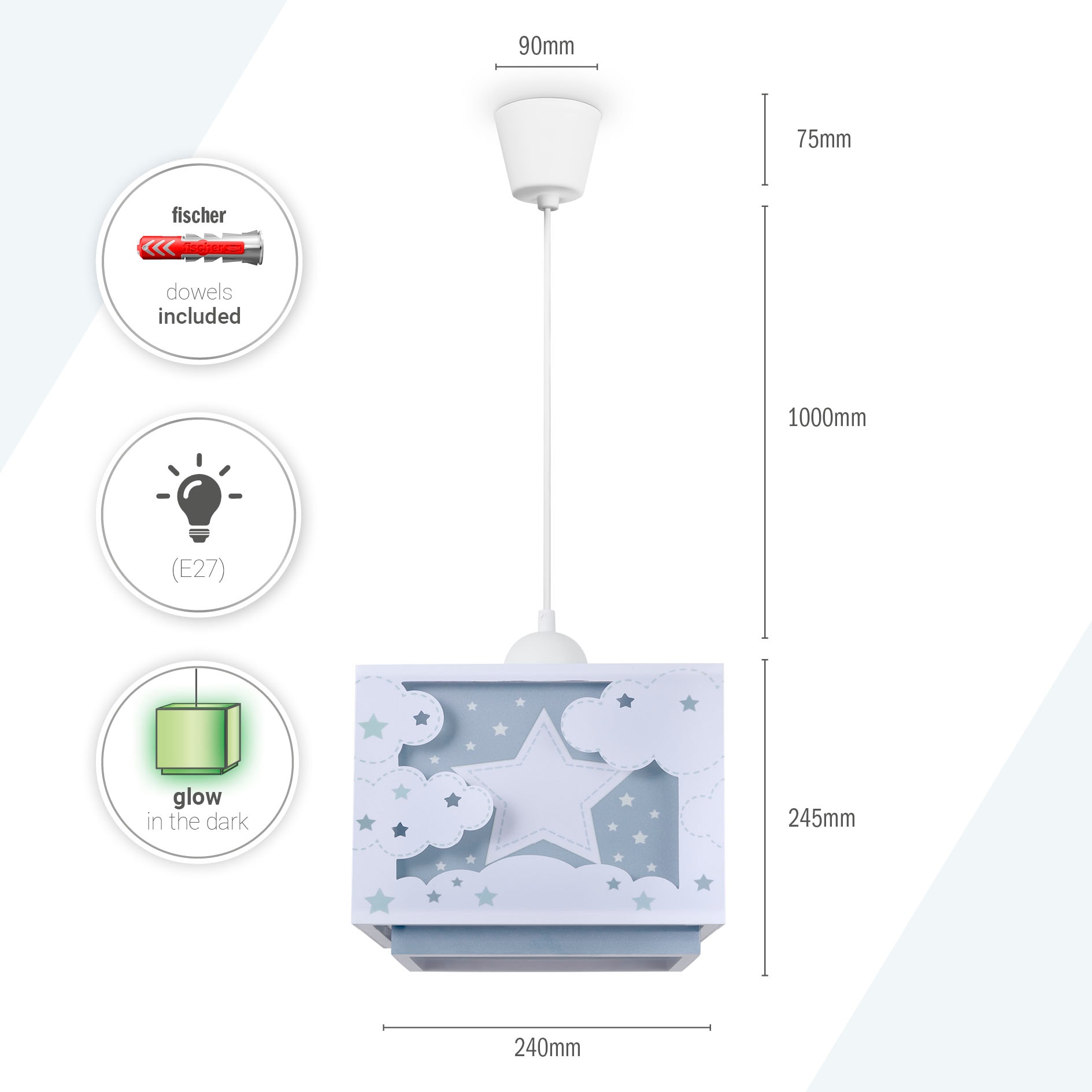 Paco Home Pendelleuchte »GRETA« E27