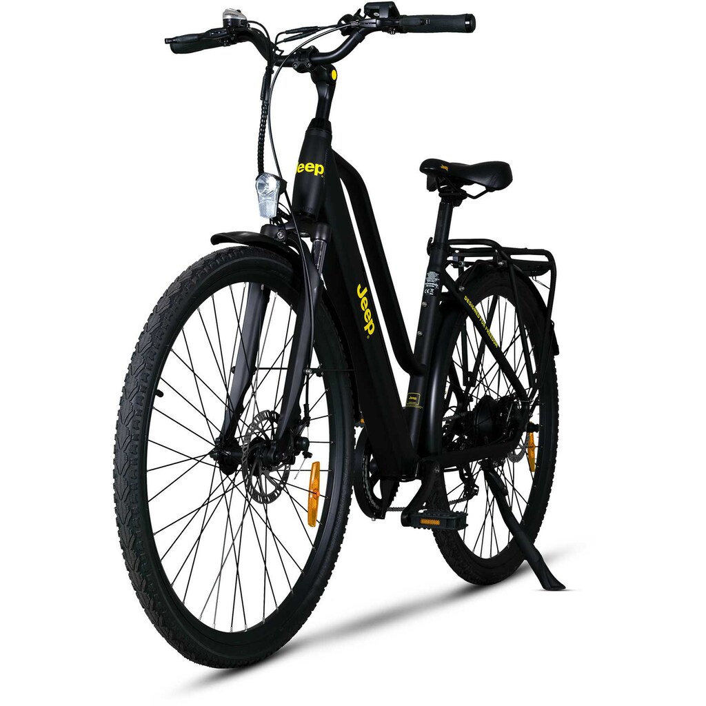 Jeep E-Bikes E-Bike »TLR 7010«, 7 Gang, Heckmotor 250 W, (mit Akku-Ladegerät)