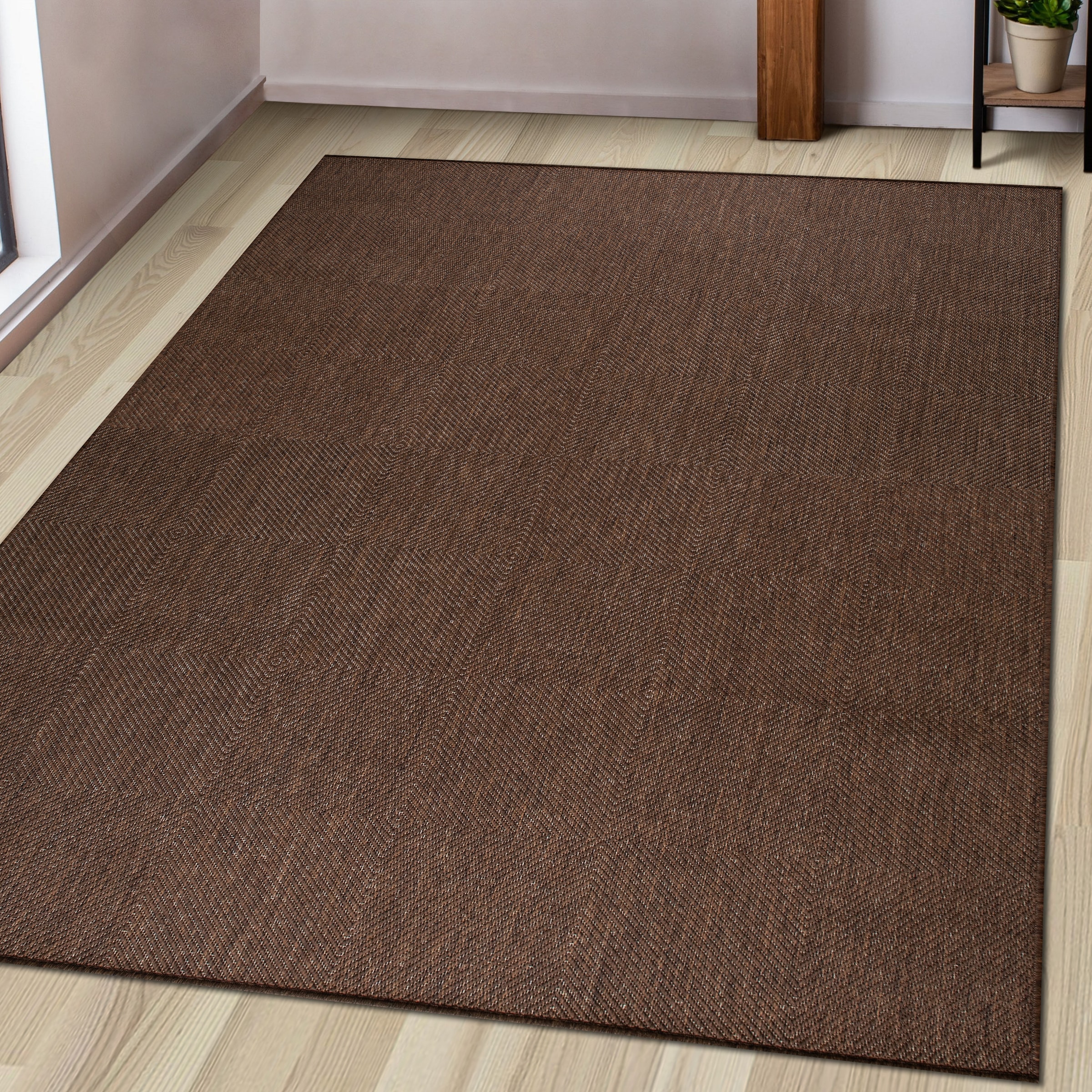 my home Teppich »Anna, auch als Läufer erhältlich«, rechteckig, 3 mm Höhe, In- und Outdoor geeignet, Sisal-Optik, Wetterfest & UV-beständig