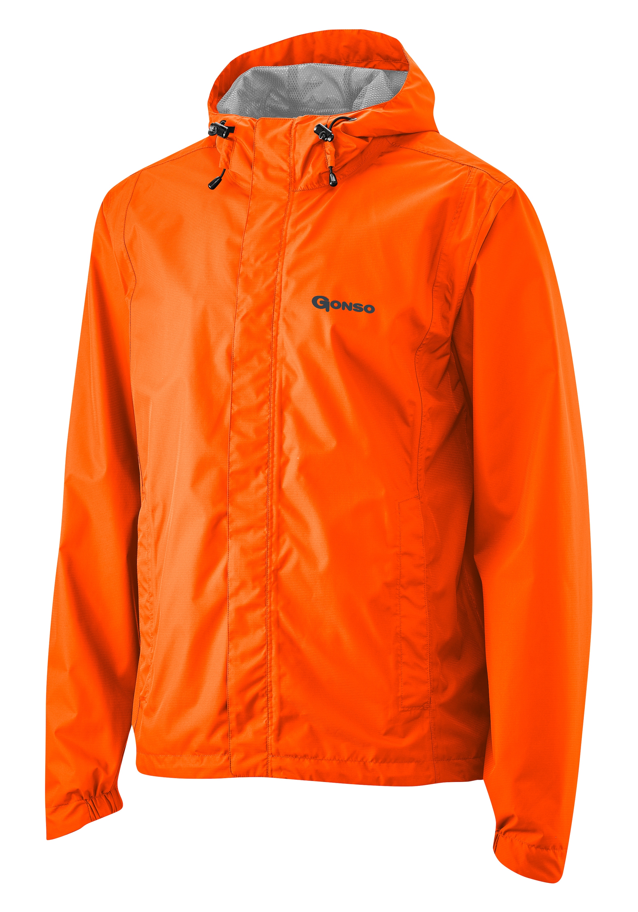 Gonso Fahrradjacke »Save Light«, Herren Regenjacke wind- und wasserdicht, Radjacke mit Kapuze
