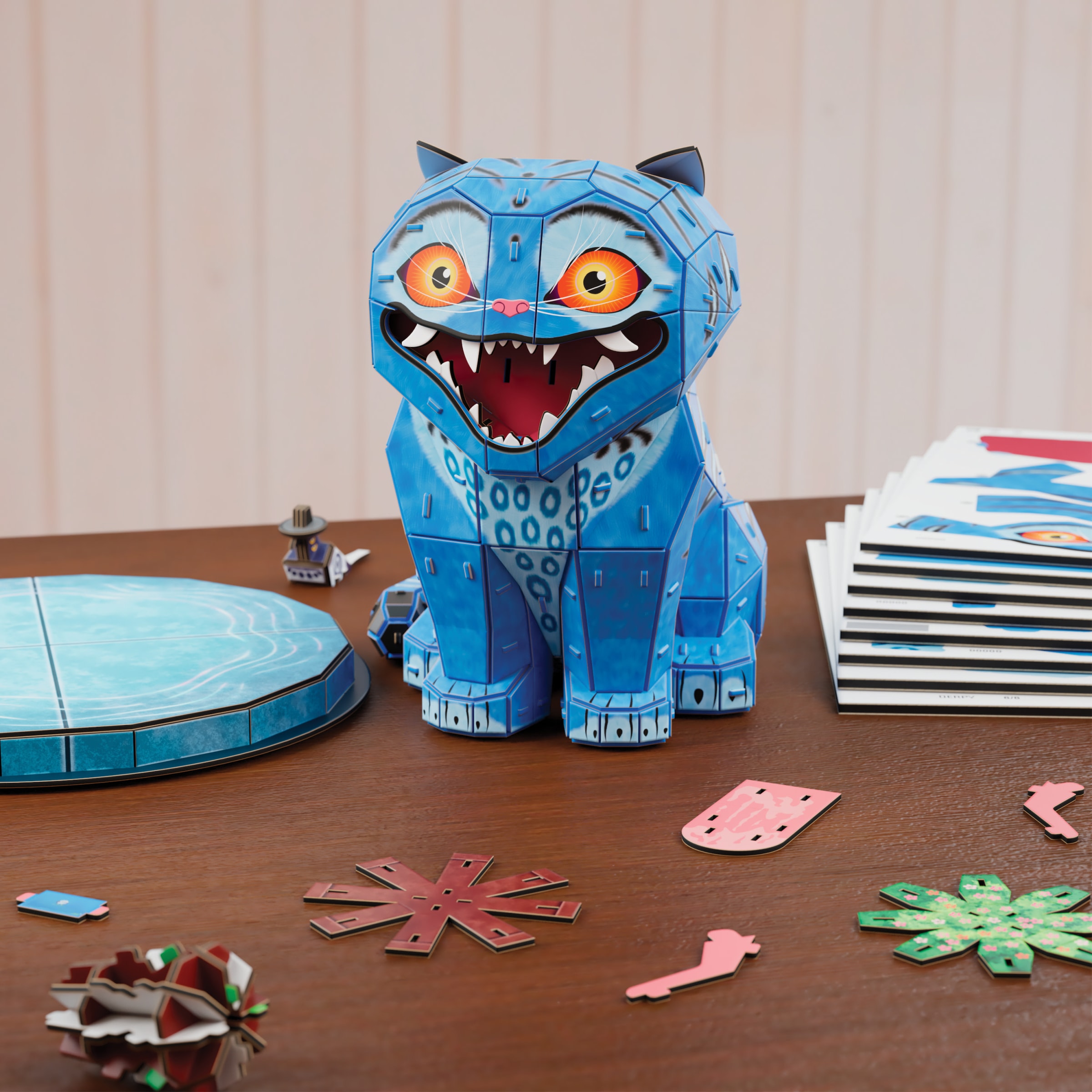 Spin Master 3D-Puzzle »4D Build - K-Pop Demon Hunters - Derpy Tiger und Sussie Vogel«
