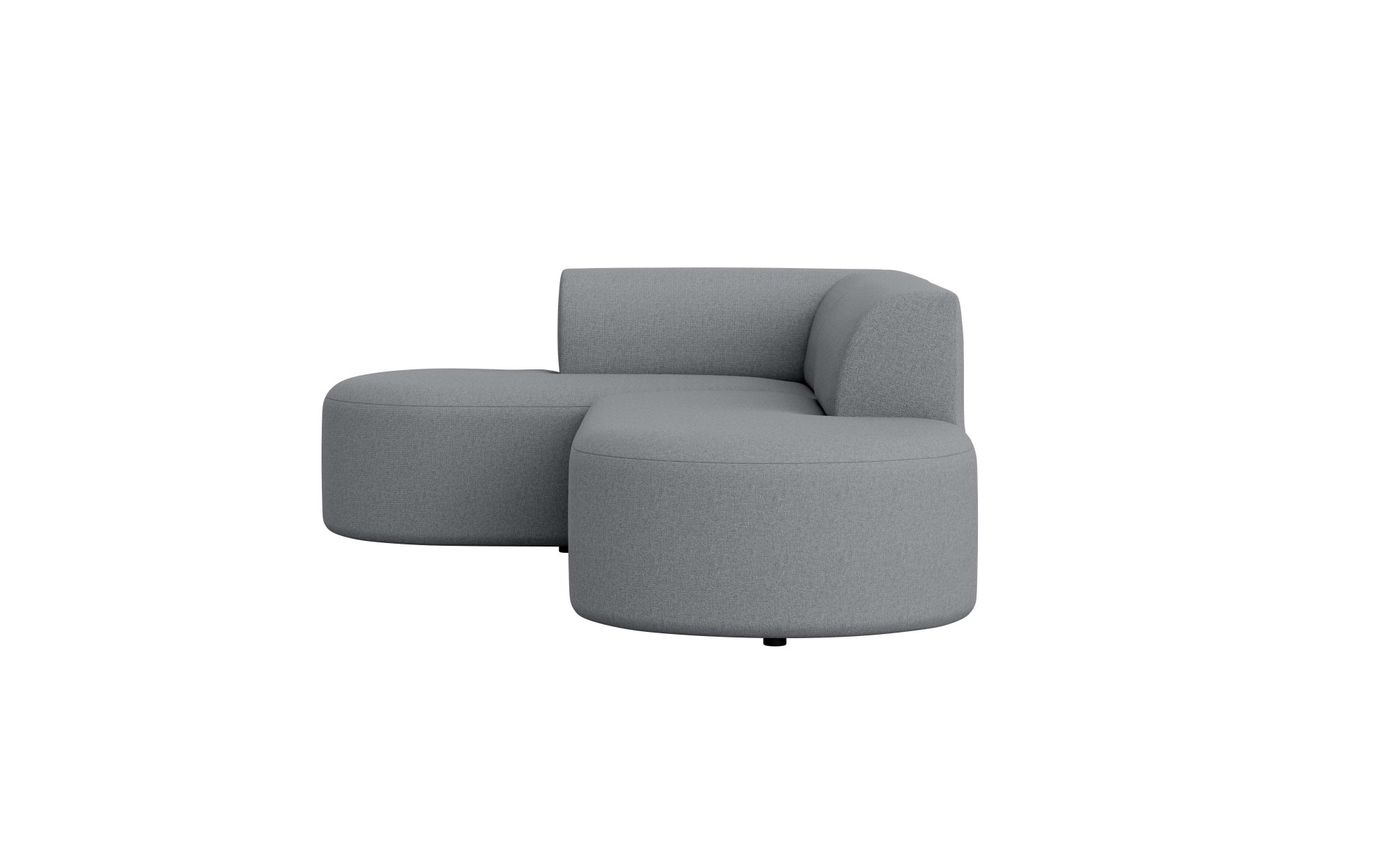 andas Ecksofa »Ecksofa Tvinne mit Ottomane links oder rechts bestellbar«, L-Form, mit Wellenunterfederung, BxTxH 260x170x73 cm