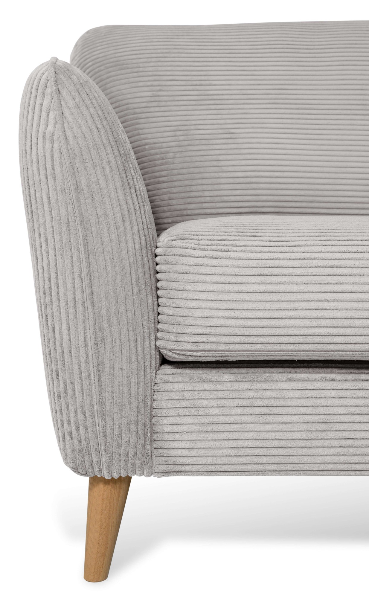 Home affaire Ecksofa »MARSEILLE 278/202 cm, L-Form, Ottom. rechts/links«, Massivholzbeine aus Eiche, in verschieden Bezügen und Farbvarianten