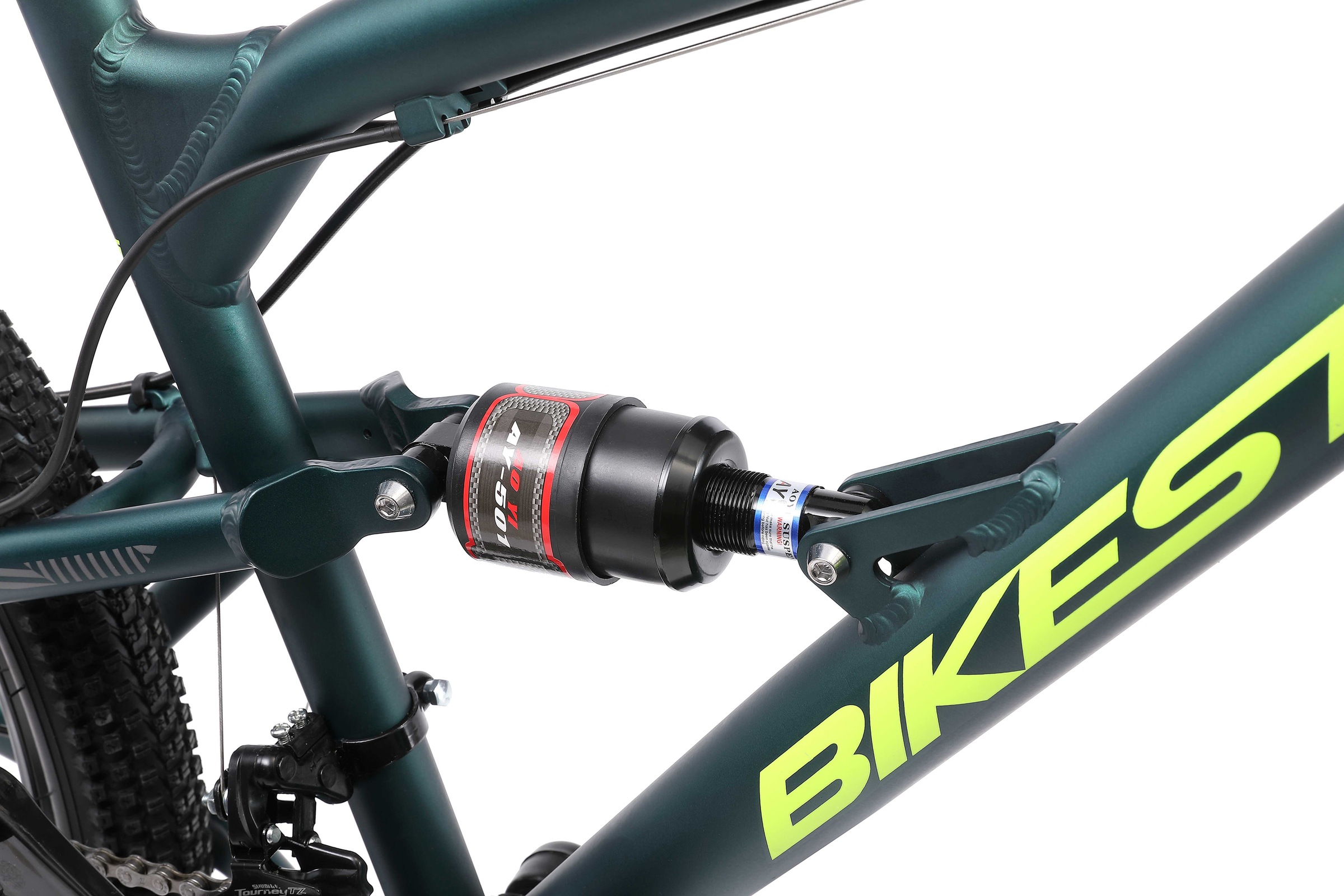 Bikestar Mountainbike, 21 Gang, Shimano, RD-TY300 Schaltwerk, Kettenschaltung, für Damen und Herren, Kettenschaltung