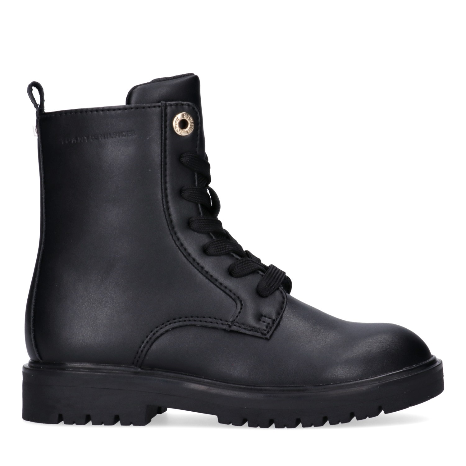Tommy Hilfiger Schnürboots, Biker Boots, Winterboots mit Blockabsatz