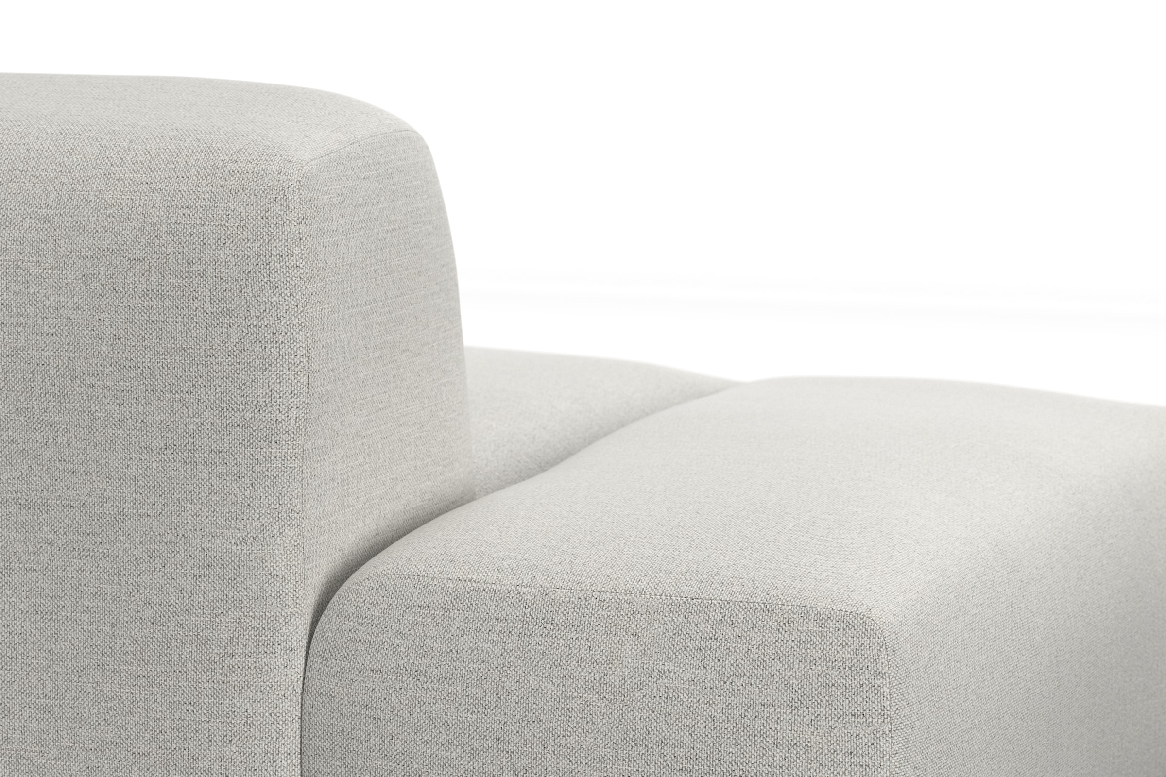 TRENDMANUFAKTUR Ecksofa Braga, aus 2 Teilen, moderner Cord-Stoff