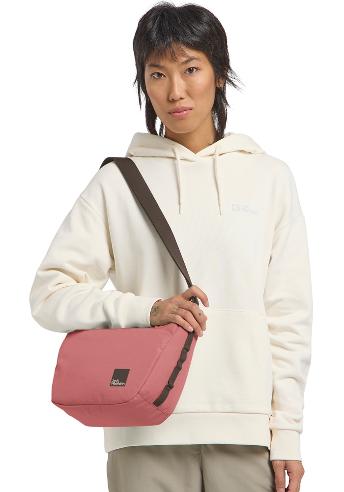 JACK WOLFSKIN Schultertasche »ROSE« mineralred