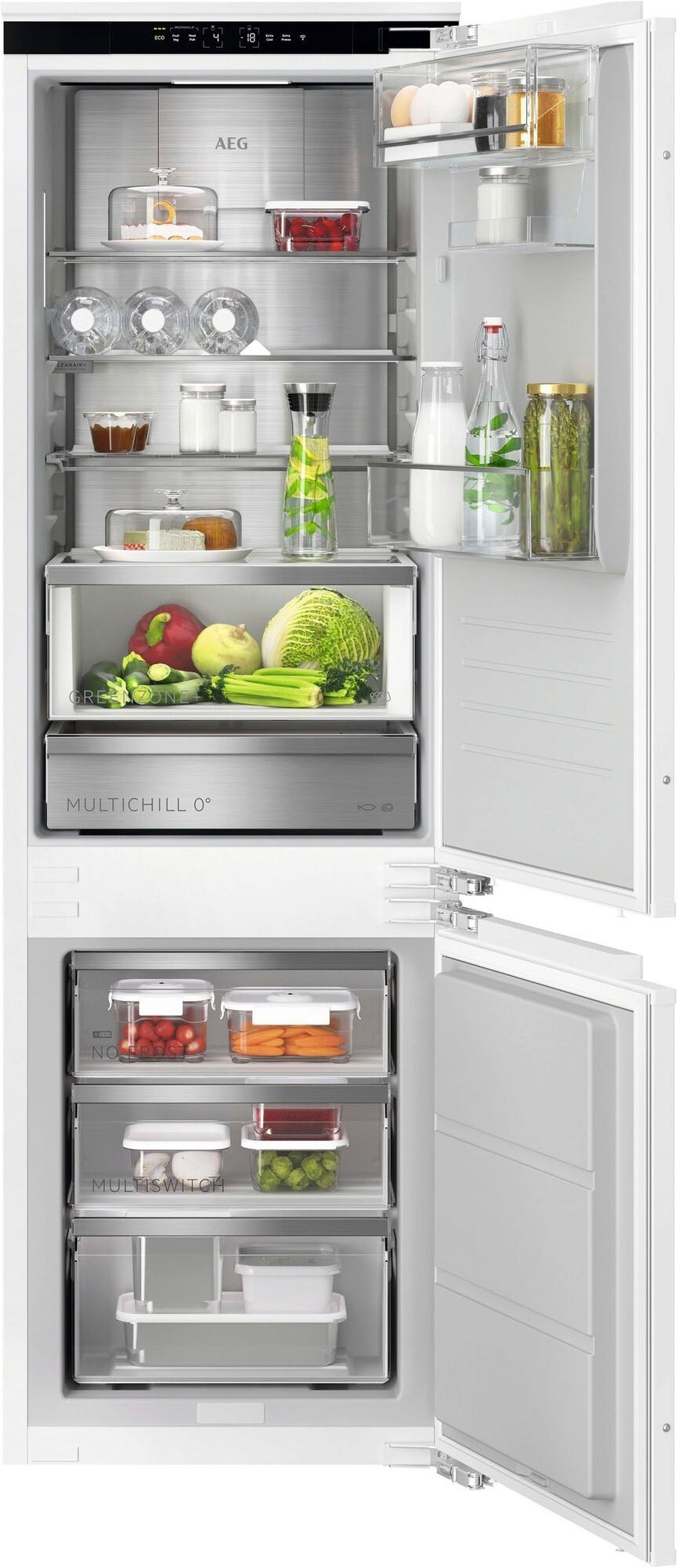 AEG Einbaukühlgefrierkombination Serie 9000 »TC9VS181BC« 176,9 cm hoch 55,7 günstig online kaufen