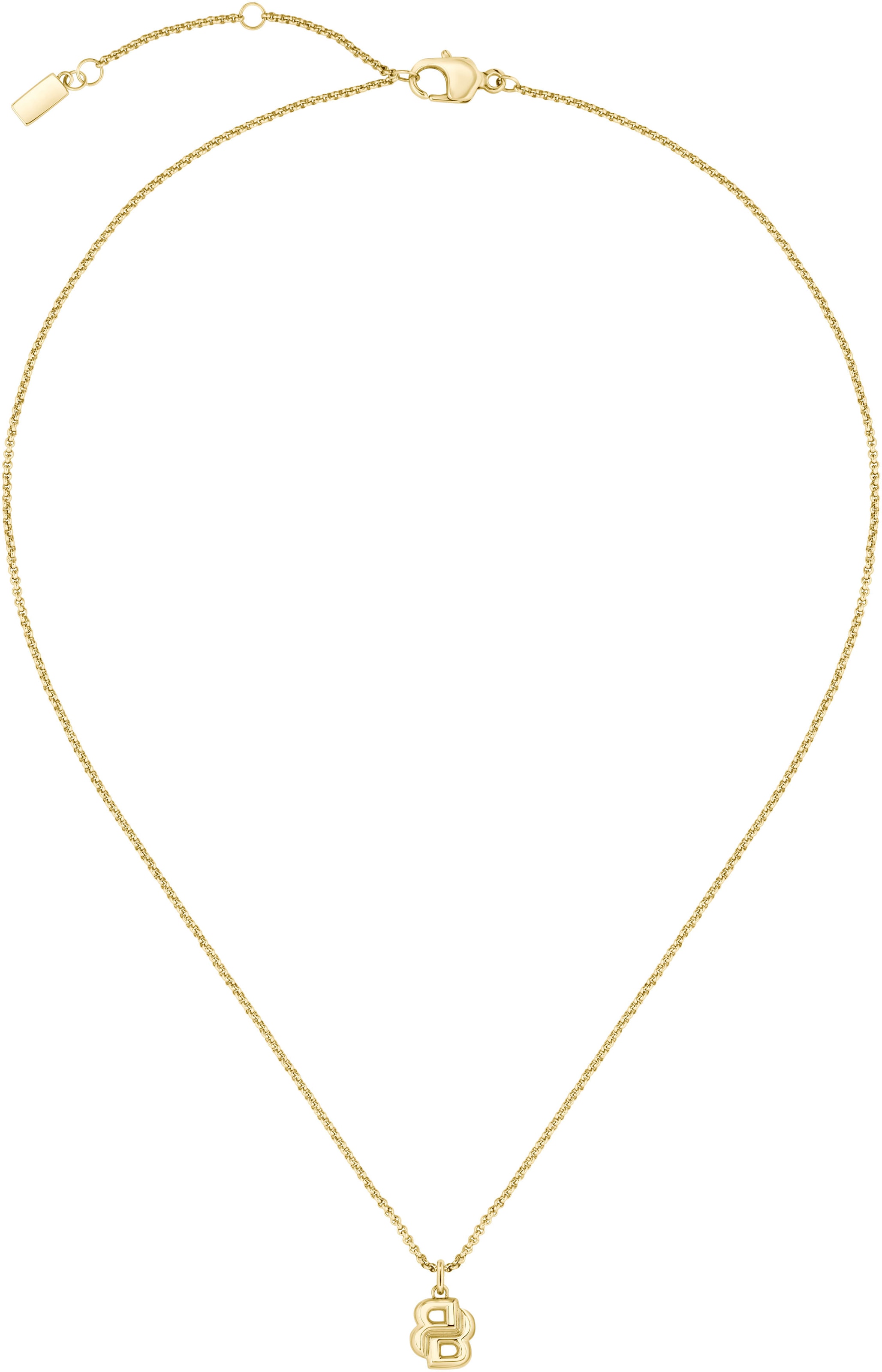 BOSS Kette mit Anhänger »DOUBLE B PETIT, 1580697, 1580747«